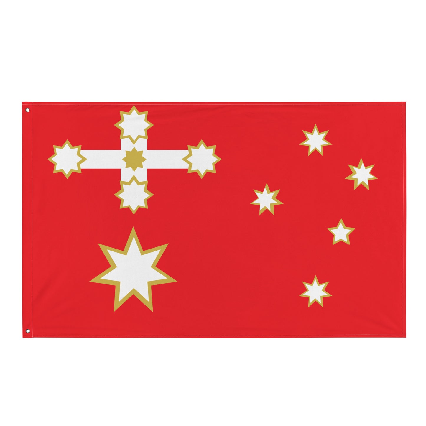 Peoples Red and Gold Flag