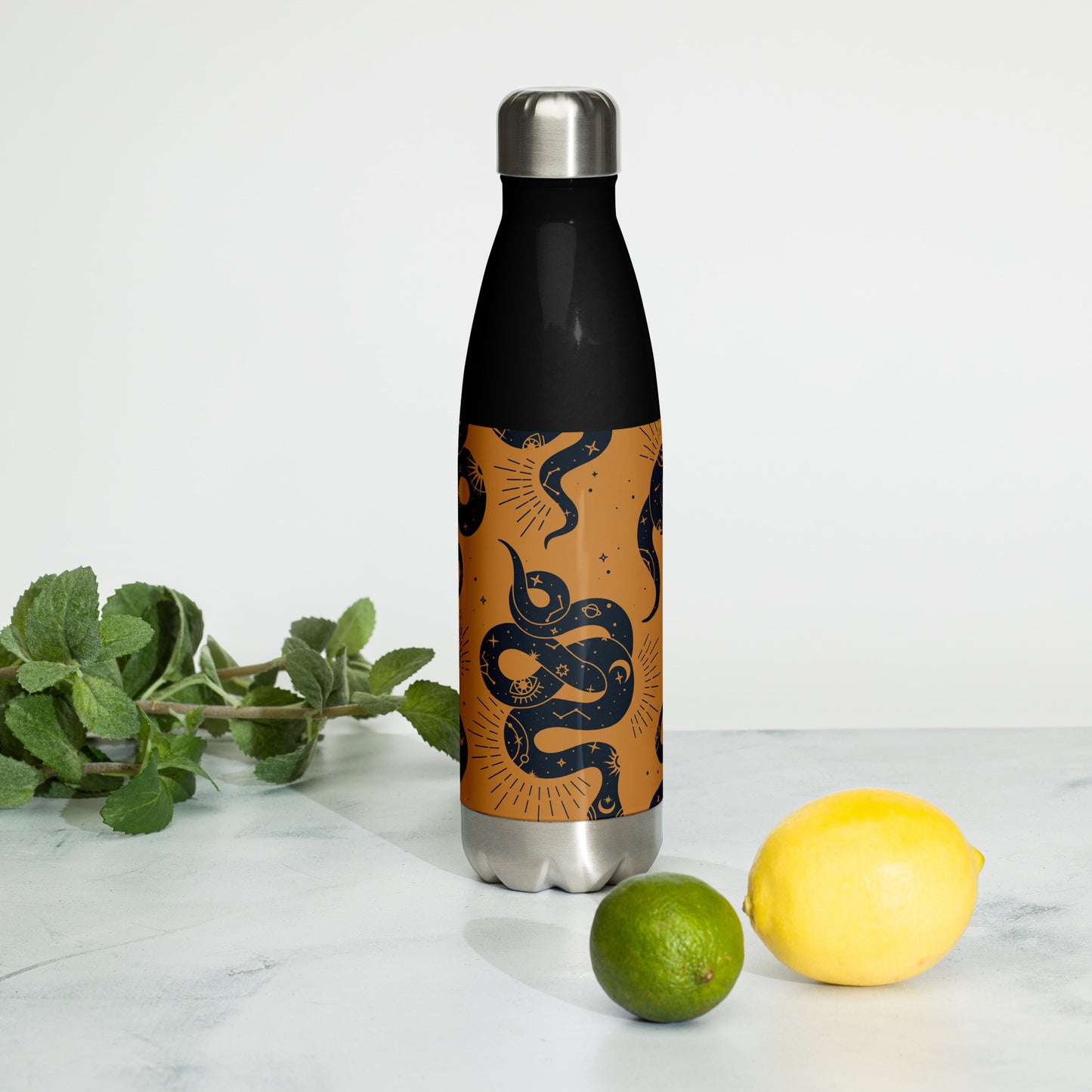Cosmic Snake Stainless Steel Water Bottle