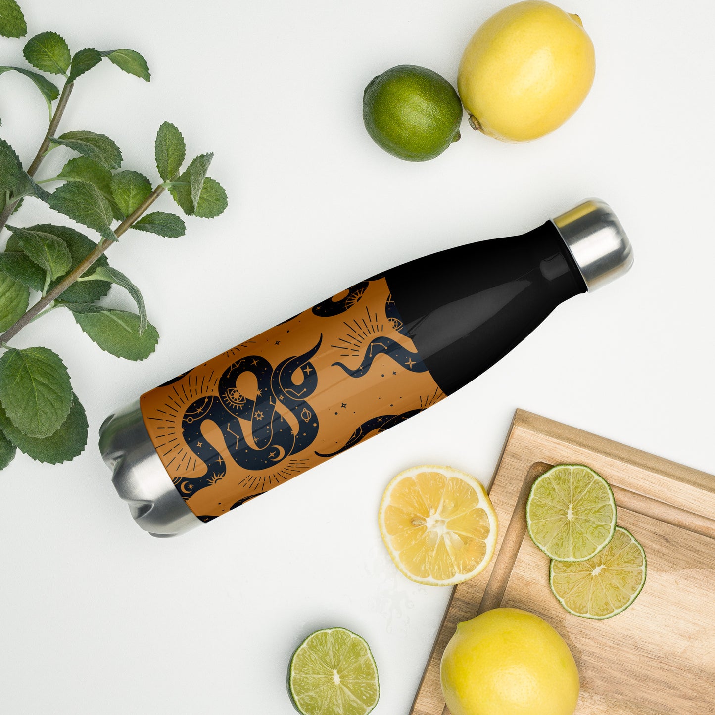 Cosmic Snake Stainless Steel Water Bottle
