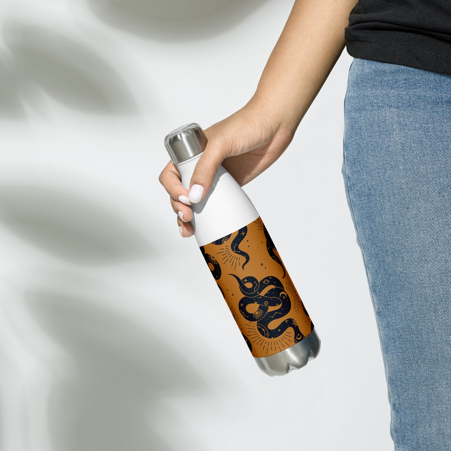 Cosmic Snake Stainless Steel Water Bottle