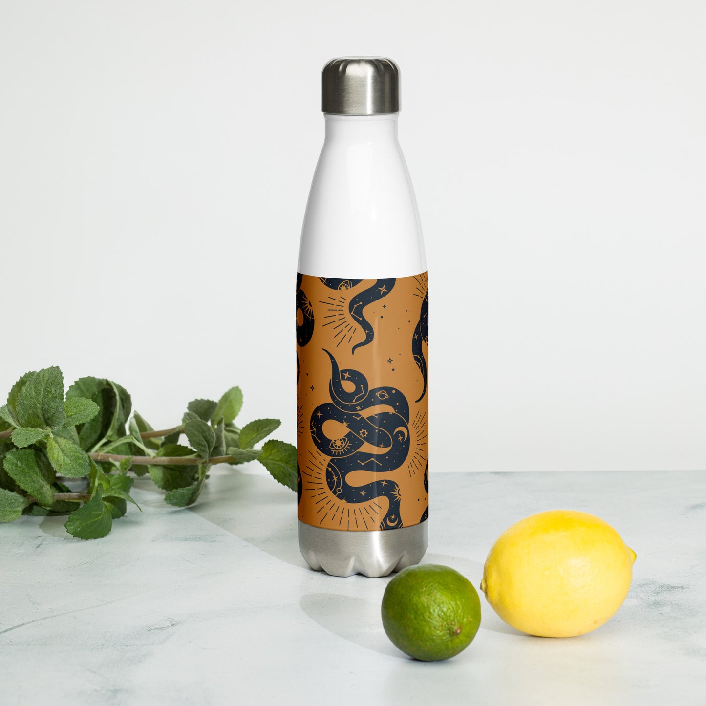 Cosmic Snake Stainless Steel Water Bottle