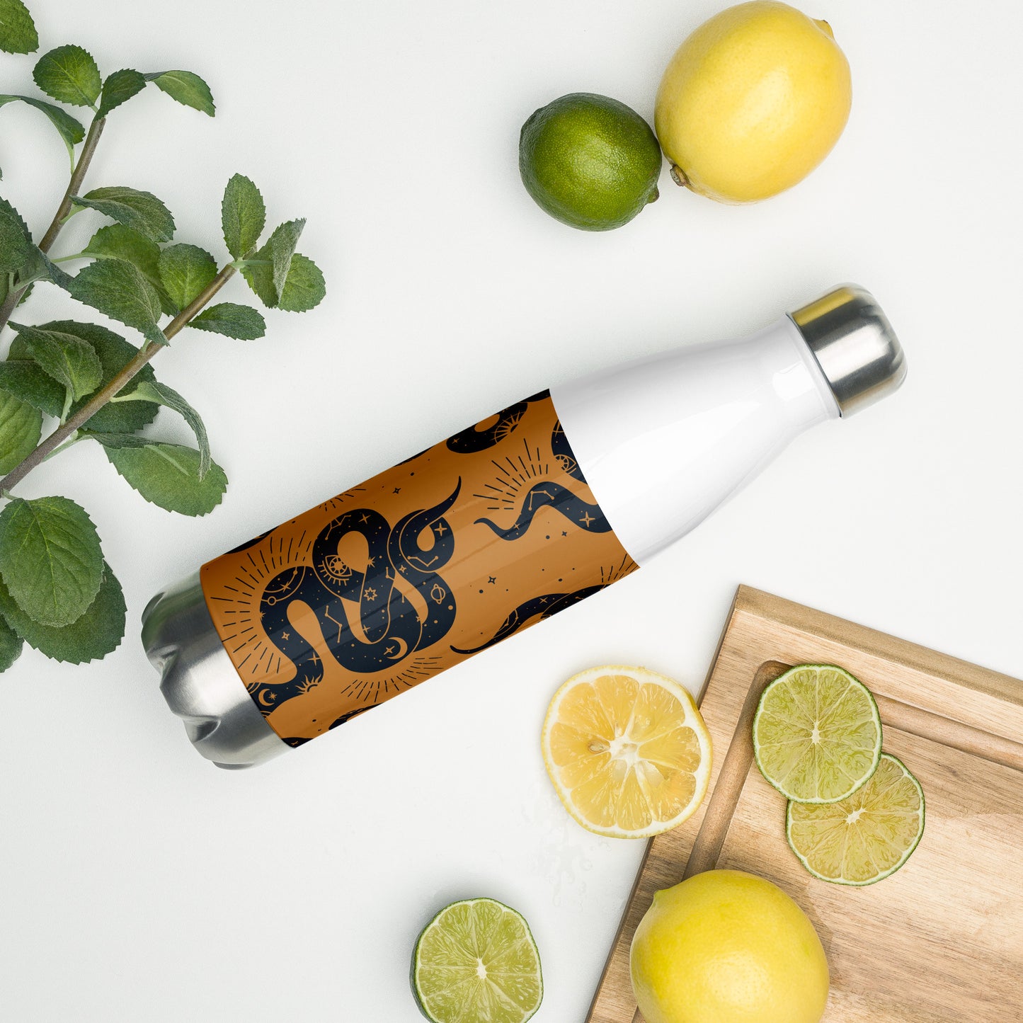 Cosmic Snake Stainless Steel Water Bottle