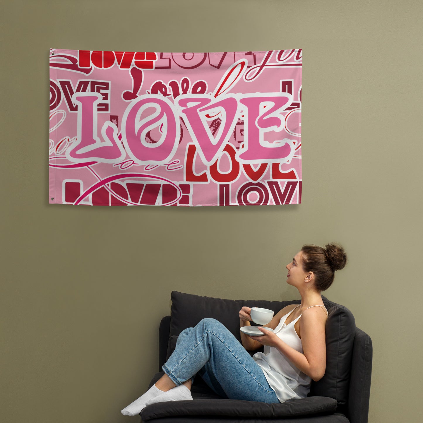 TWD LOVE Flag