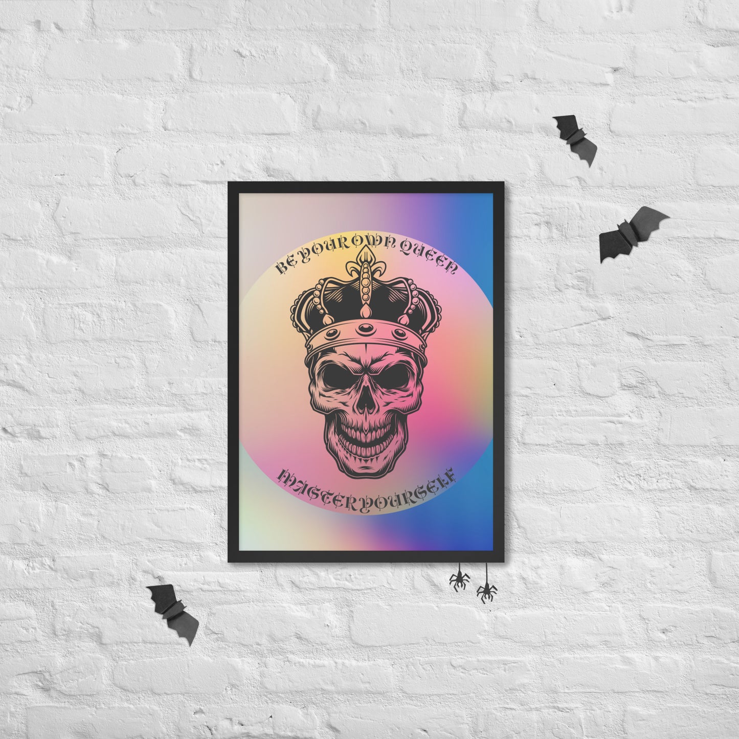 BYO QUEEN Framed matte paper poster