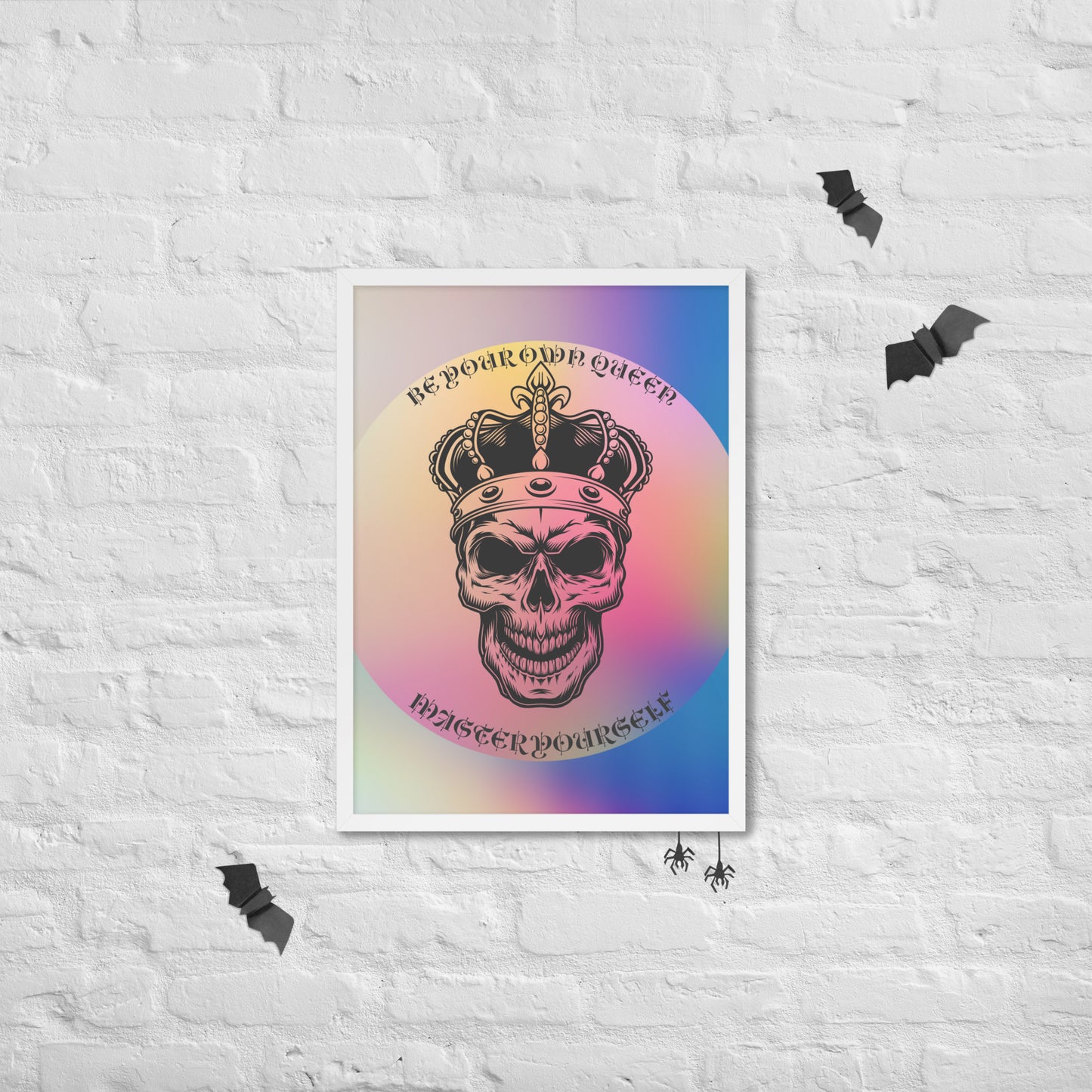 BYO QUEEN Framed matte paper poster