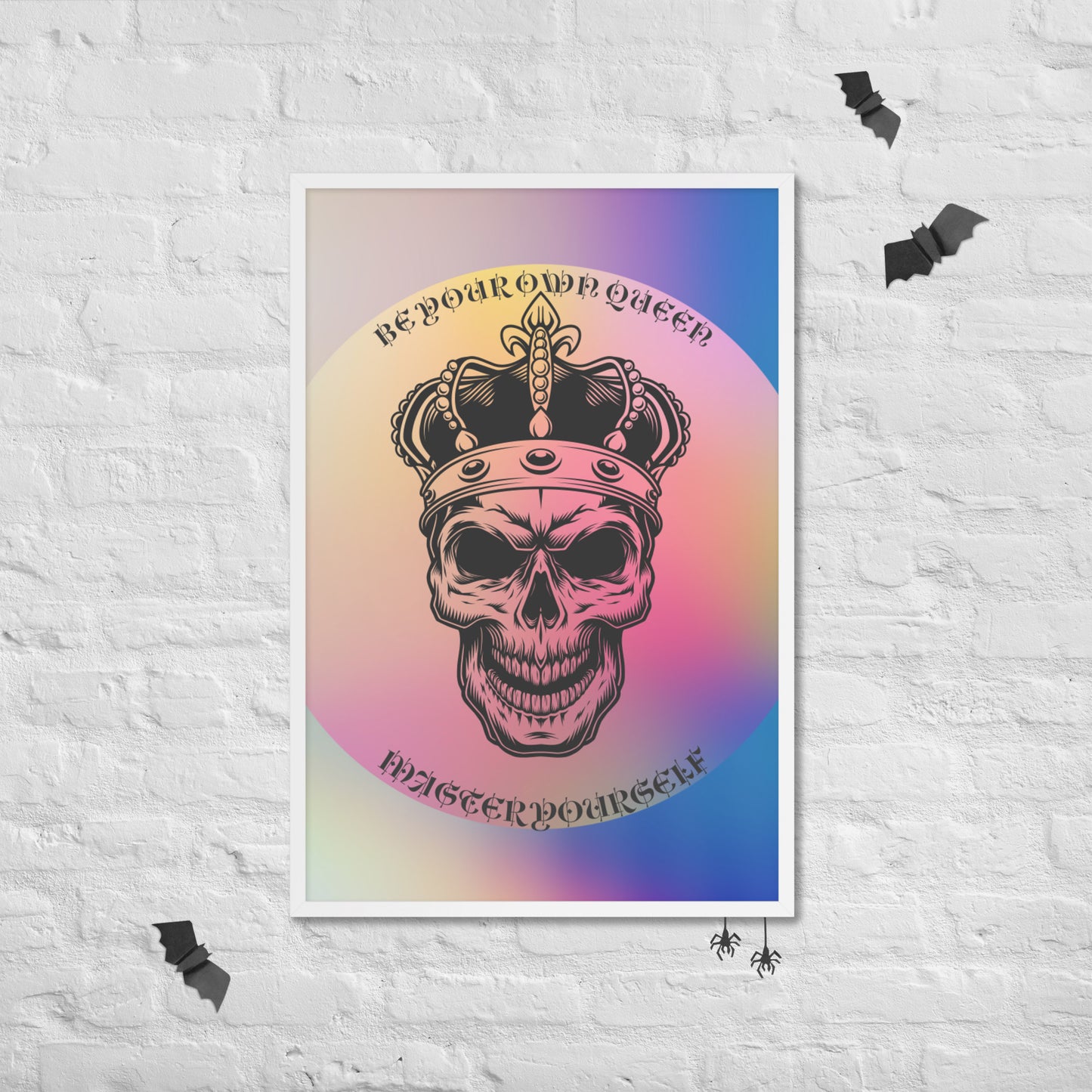BYO QUEEN Framed matte paper poster