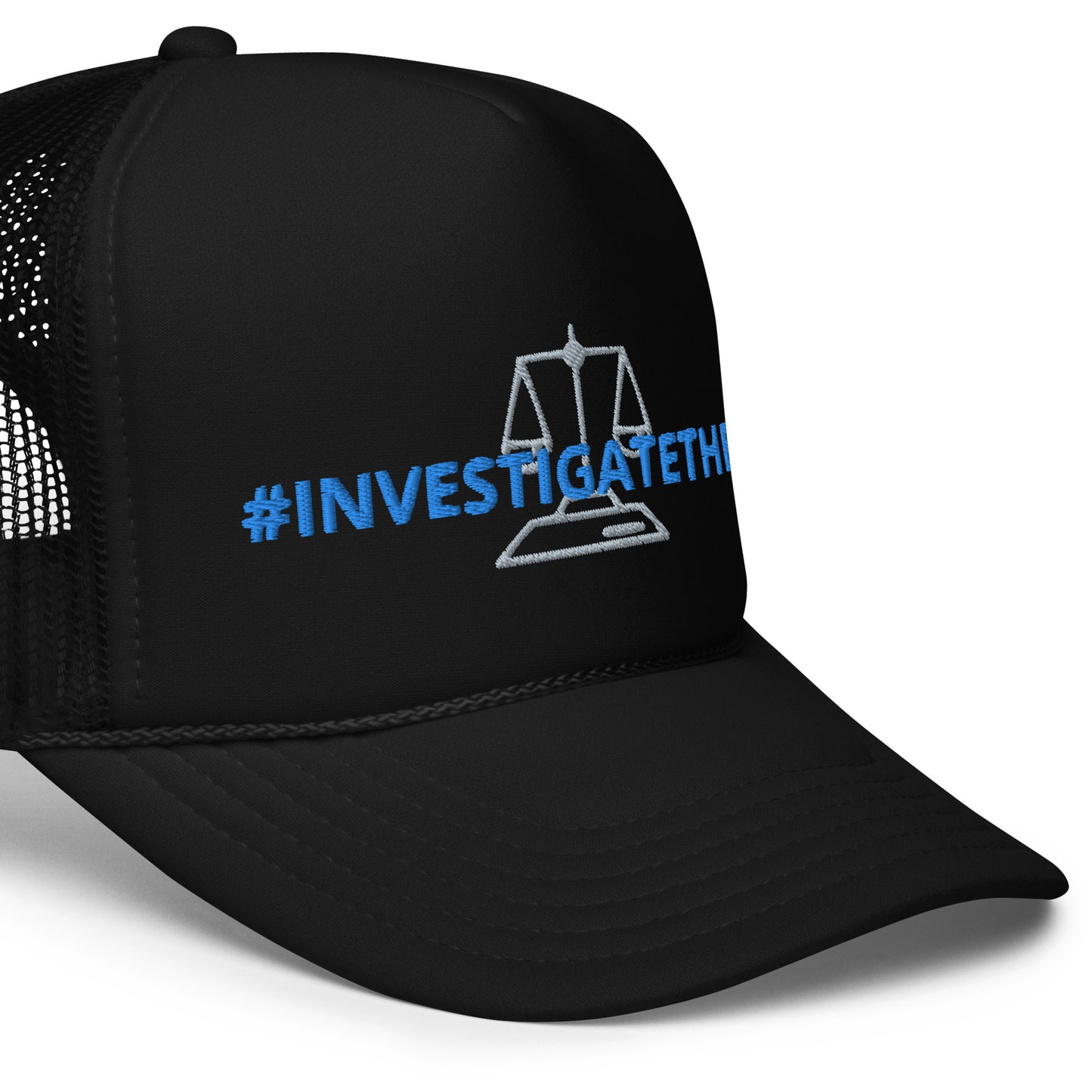 #INVESTIGATETHE28 Foam trucker hat