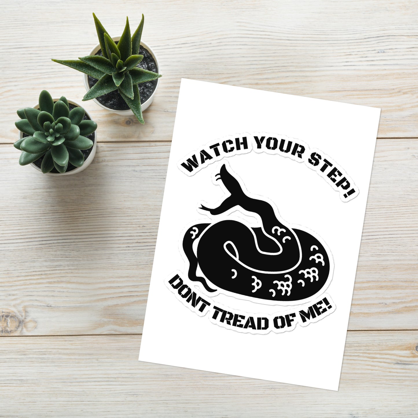 DONT TREAD Sticker sheet