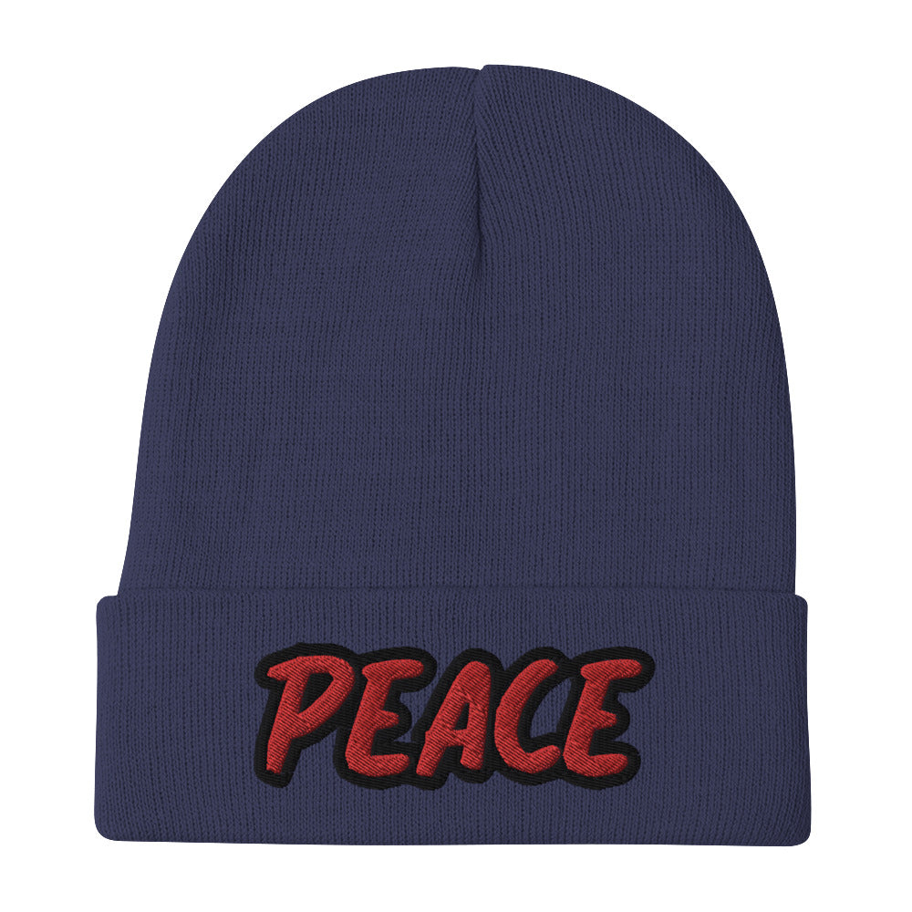 TWD PEACE Embroidered Beanie