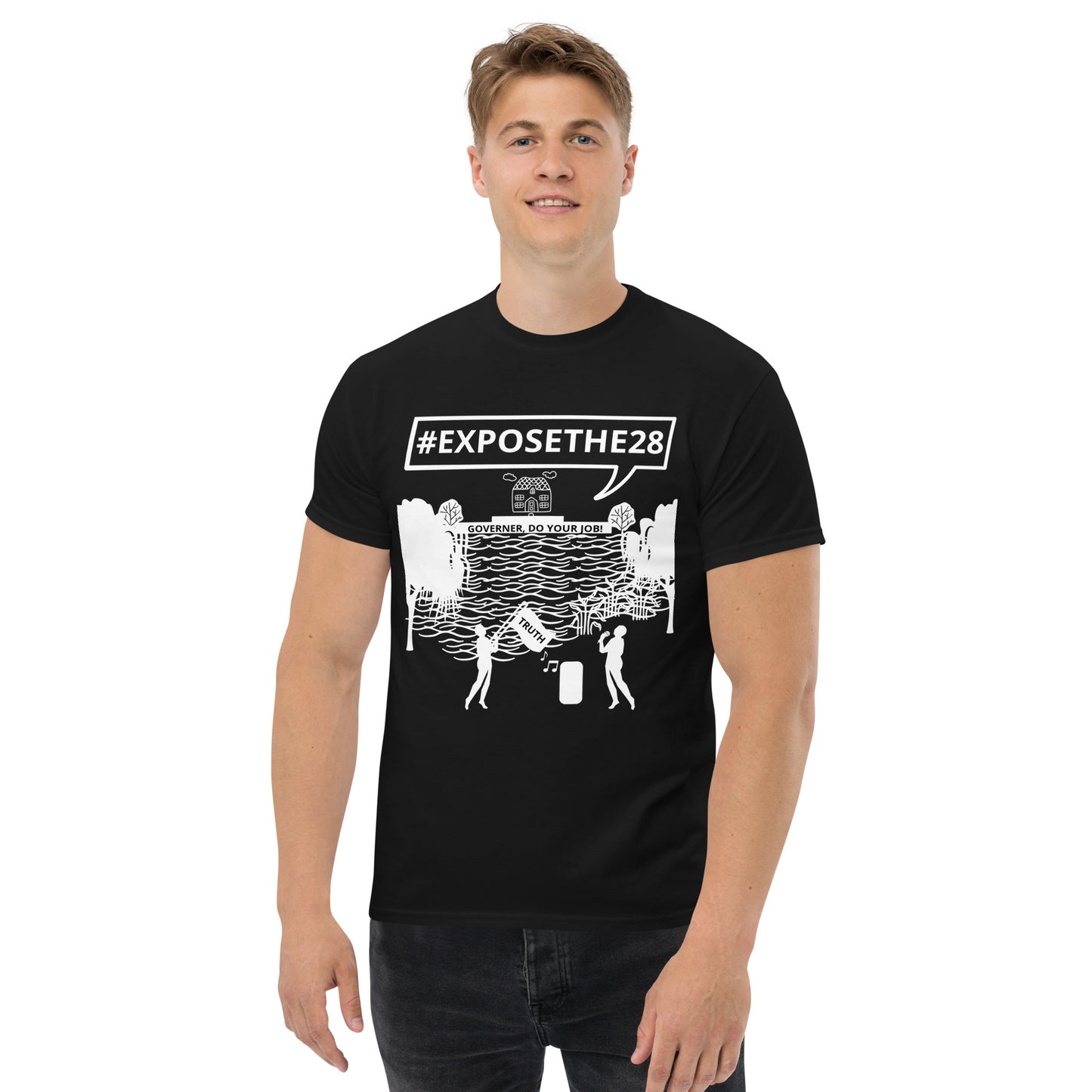 EXPOSETHE28 Men's classic tee