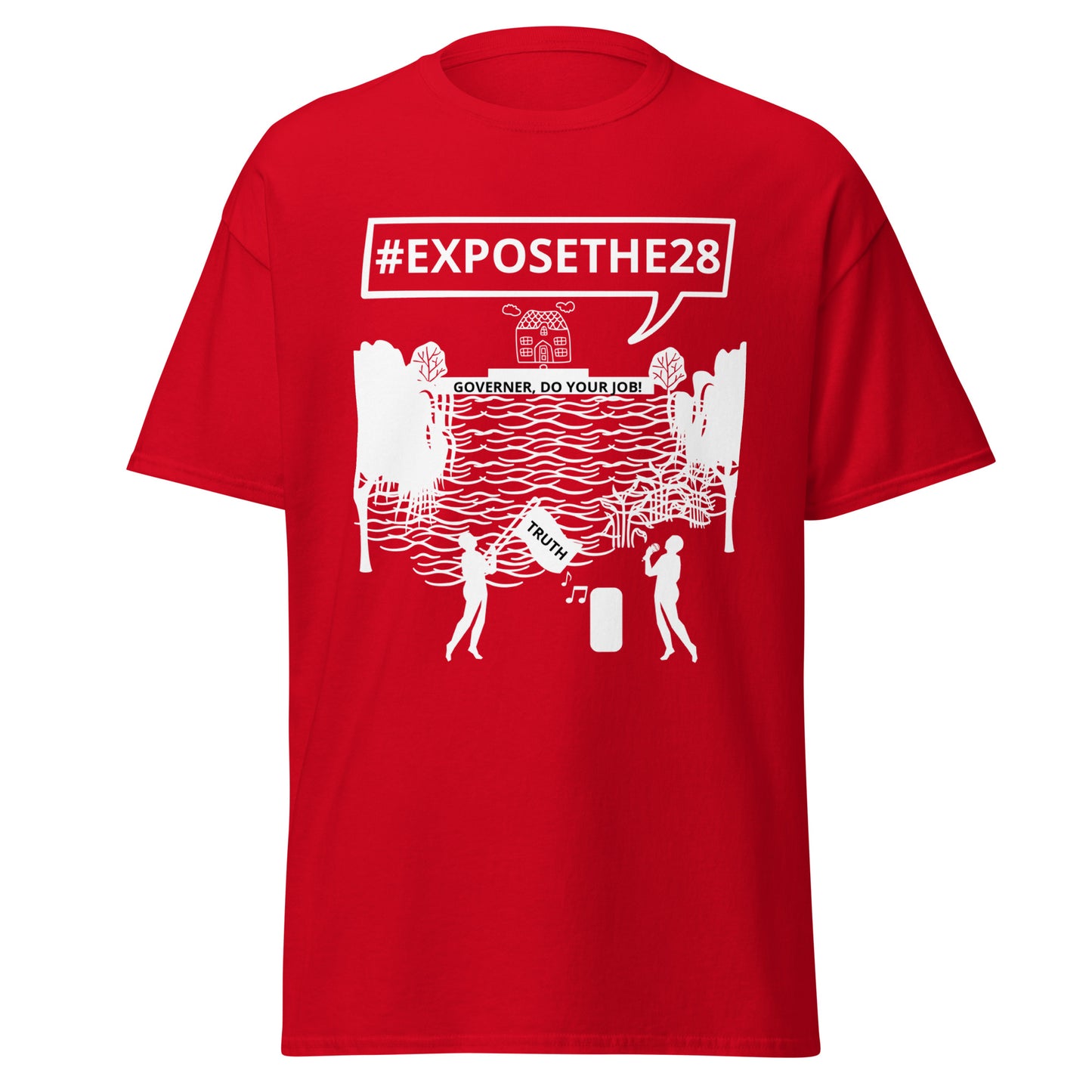 #EXPOSETHE28 protest Men's classic tee