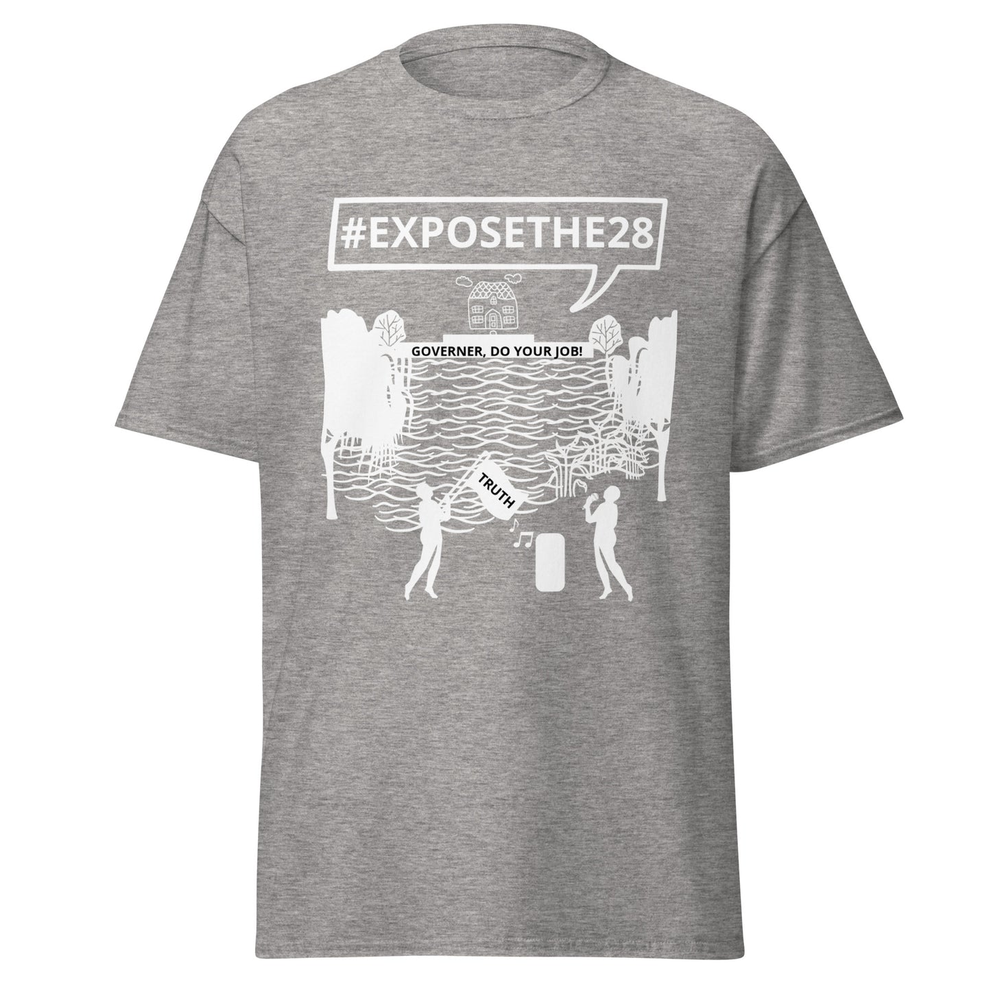 #EXPOSETHE28 protest Men's classic tee