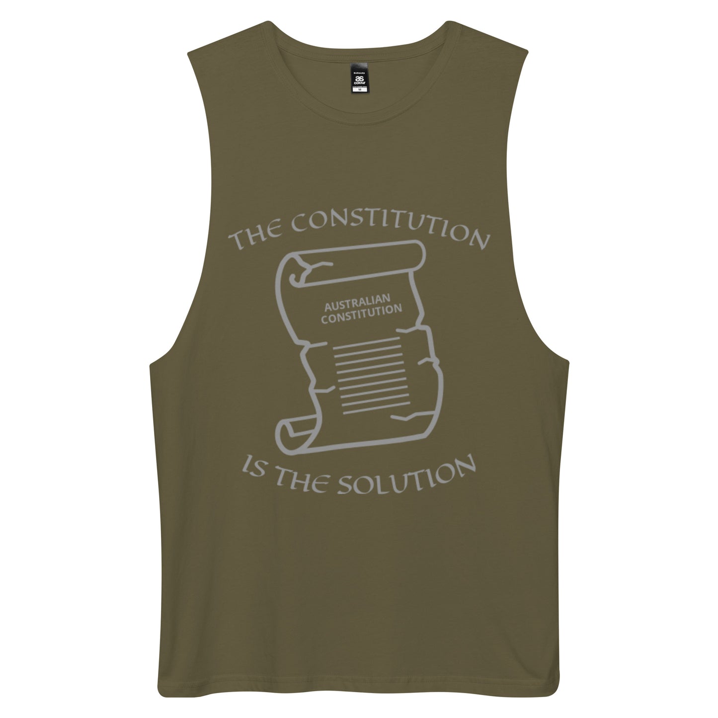 THE SOLUTION Men’s drop arm tank top