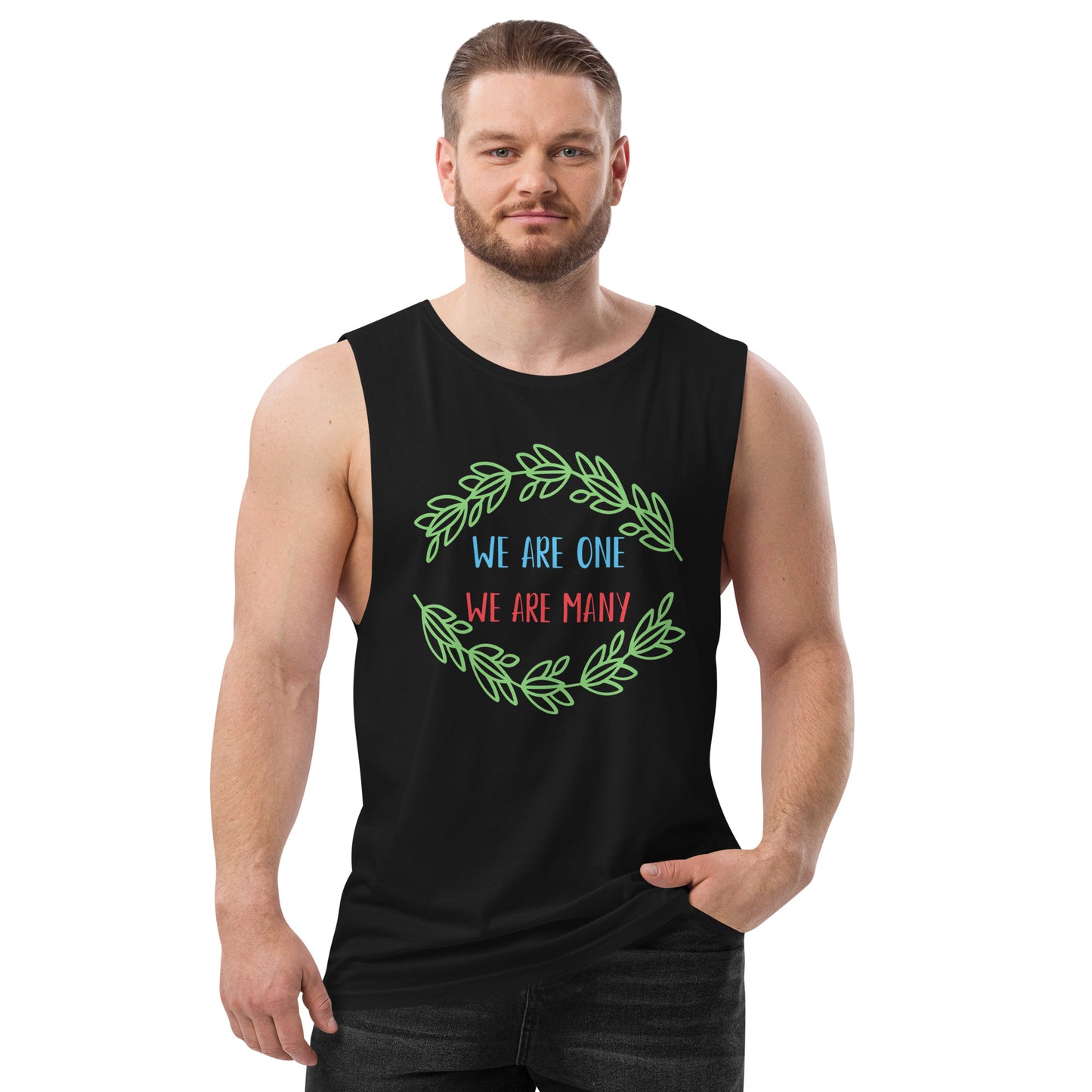 TWD WE ARE ONE Men’s drop arm tank top