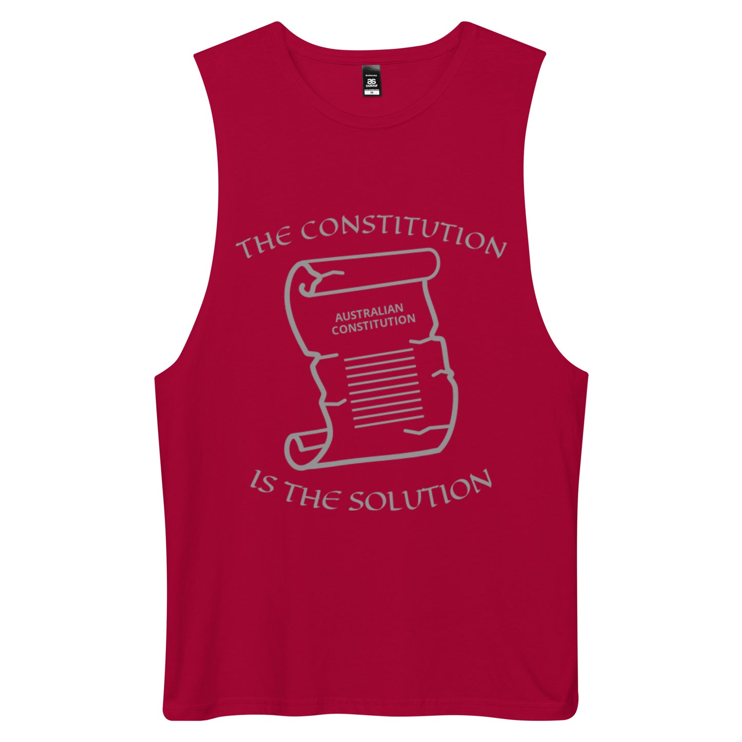 THE SOLUTION Men’s drop arm tank top
