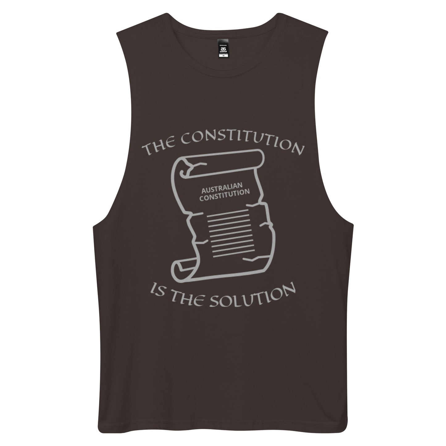 THE SOLUTION Men’s drop arm tank top