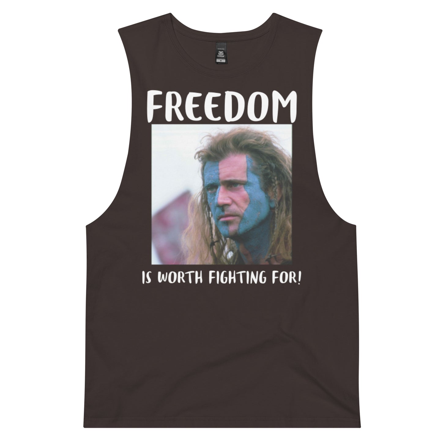 FREEDOM IS Men’s drop arm tank top