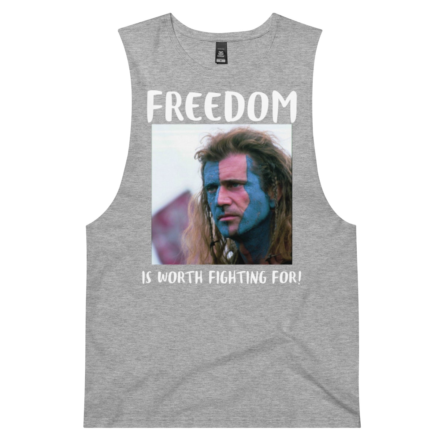 FREEDOM IS Men’s drop arm tank top