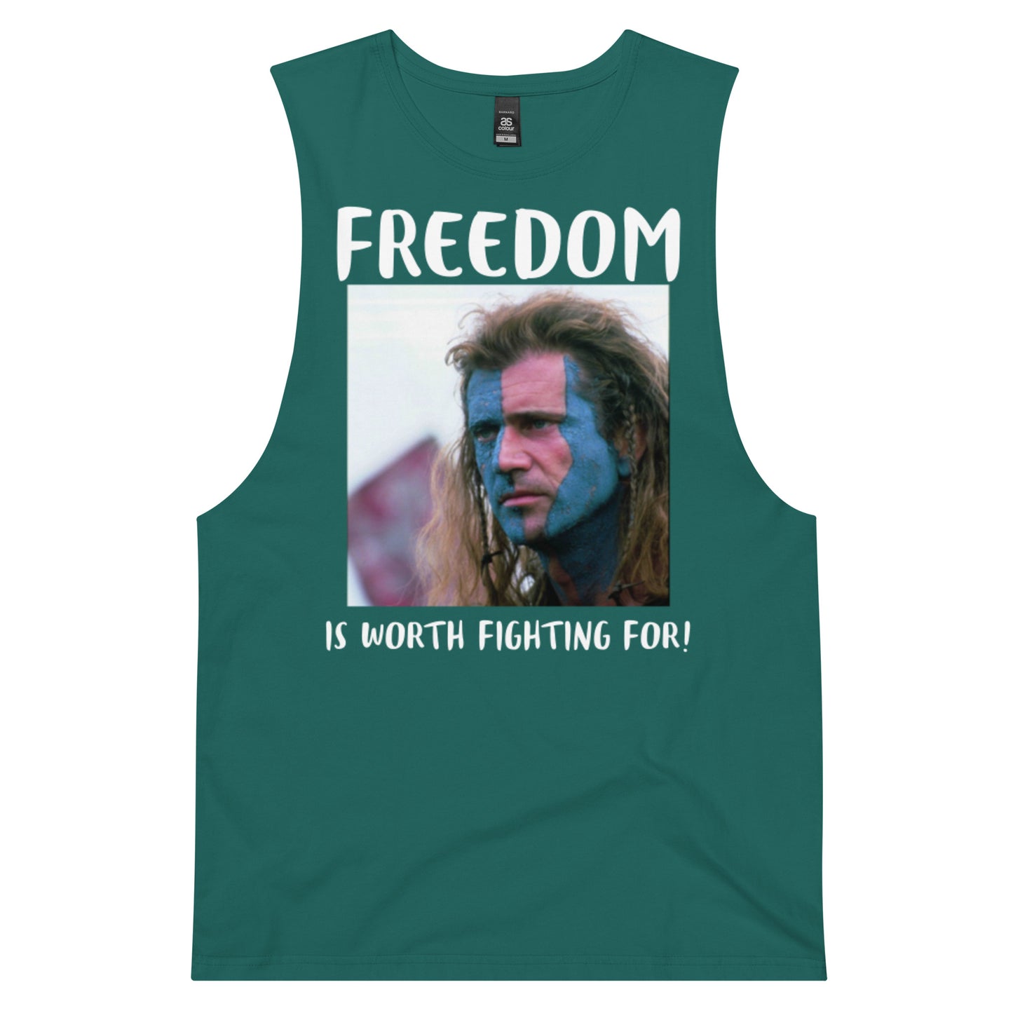 FREEDOM IS Men’s drop arm tank top