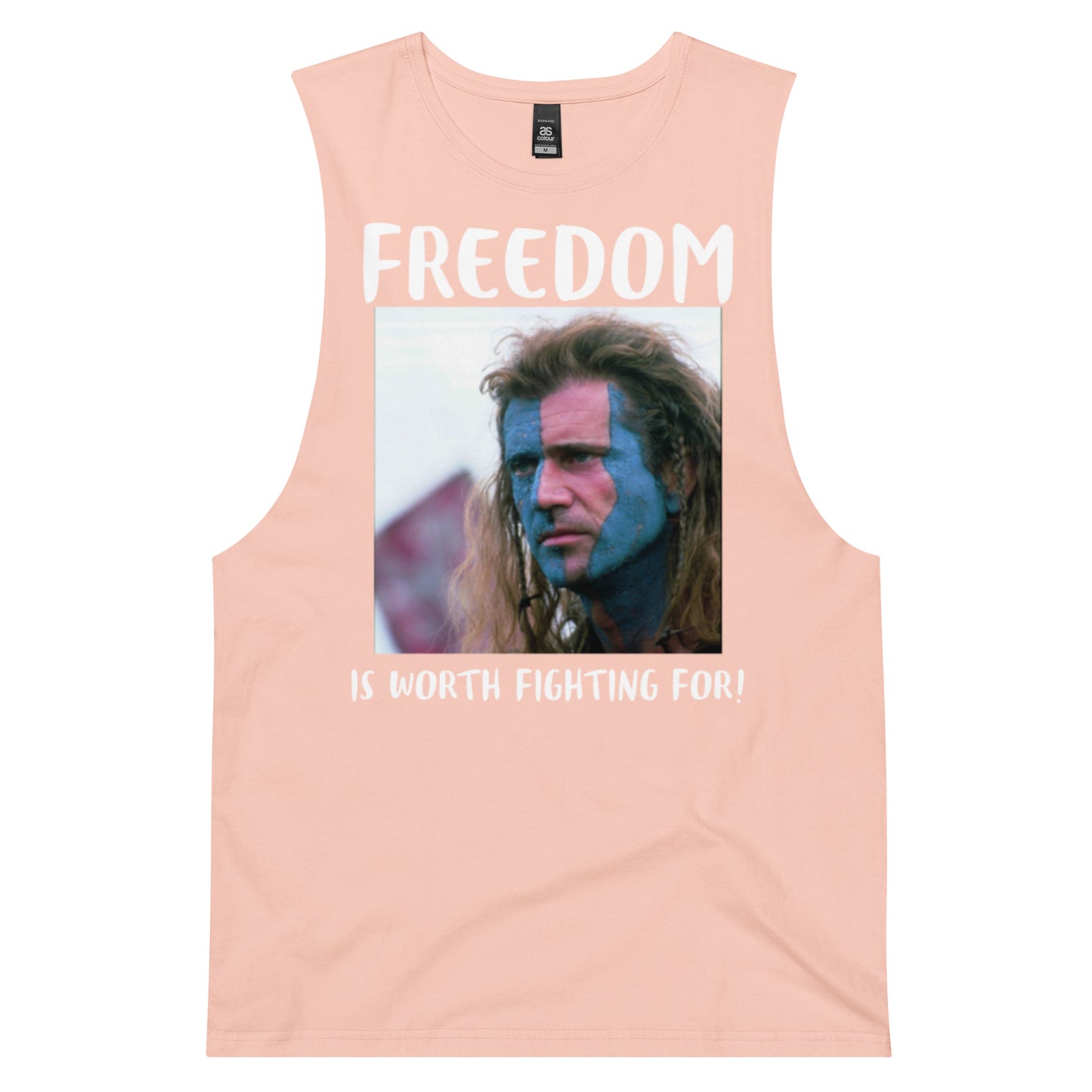 FREEDOM IS Men’s drop arm tank top