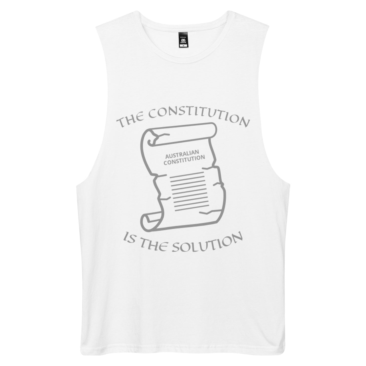 THE SOLUTION Men’s drop arm tank top
