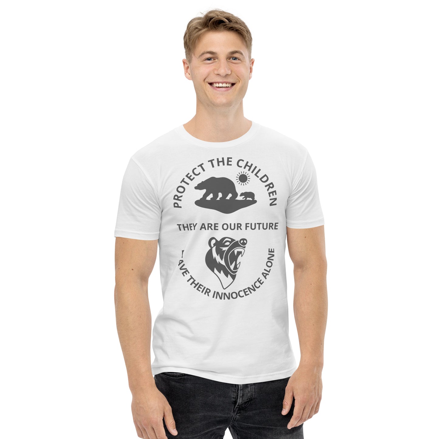 TWD PROTECT THE CHILDREN Men's staple tee