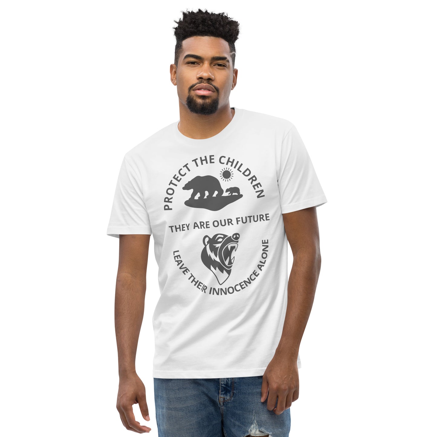 TWD PROTECT THE CHILDREN Men's staple tee