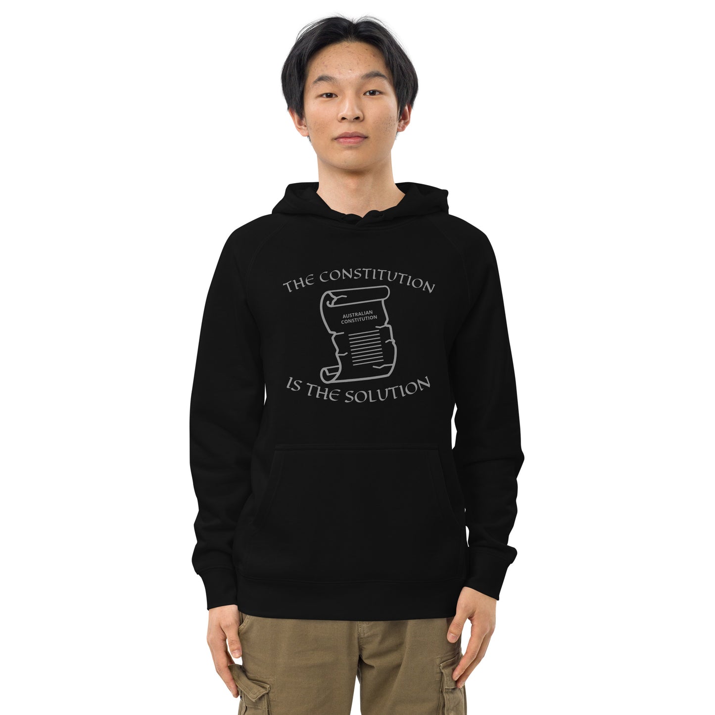 THE SOLUTION Unisex kangaroo pocket hoodie