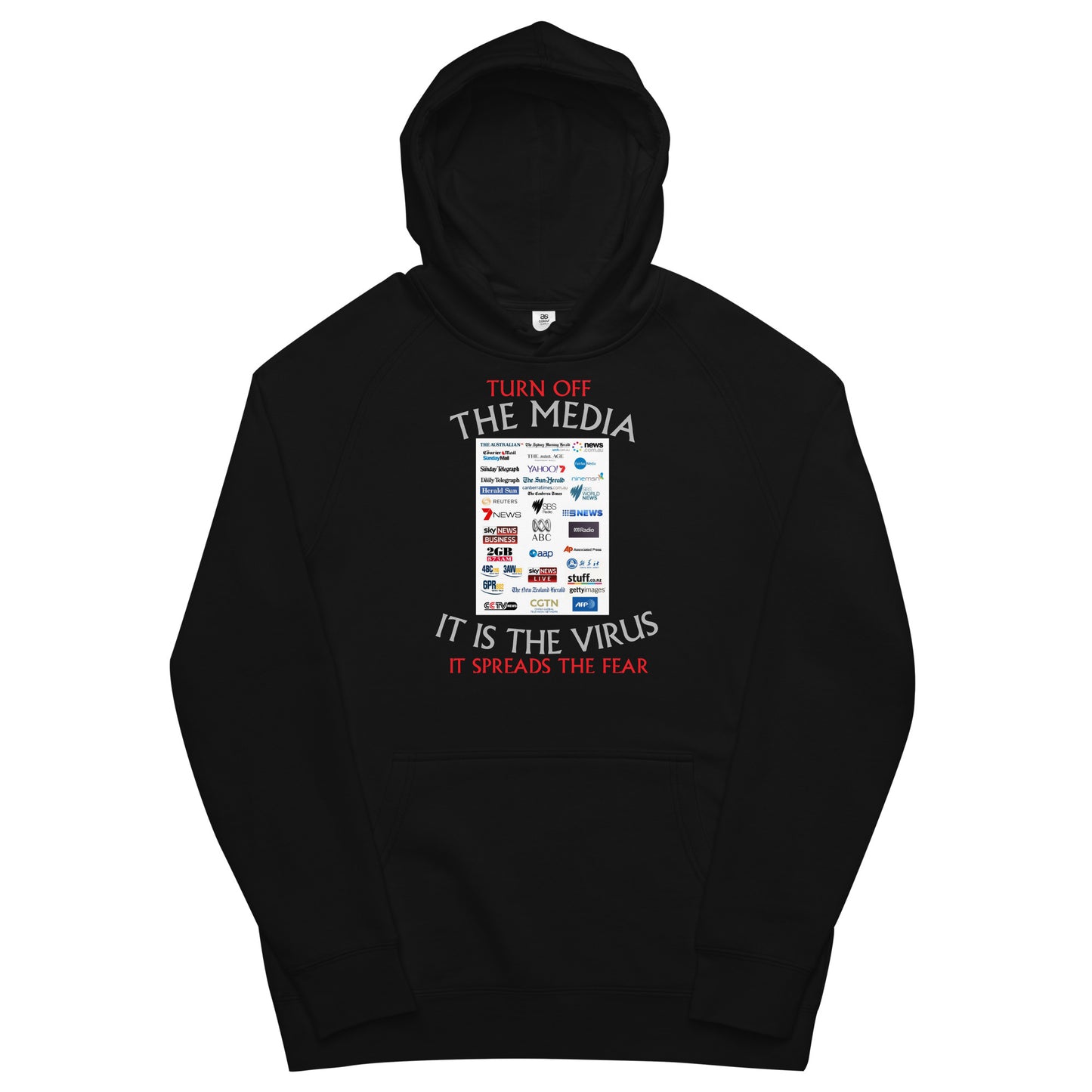 THE VIRUS Unisex kangaroo pocket hoodie