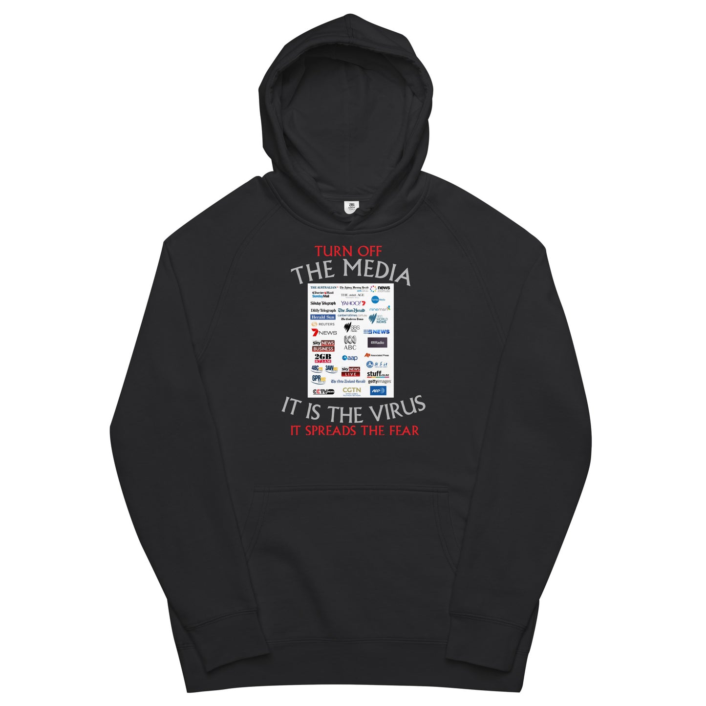 THE VIRUS Unisex kangaroo pocket hoodie