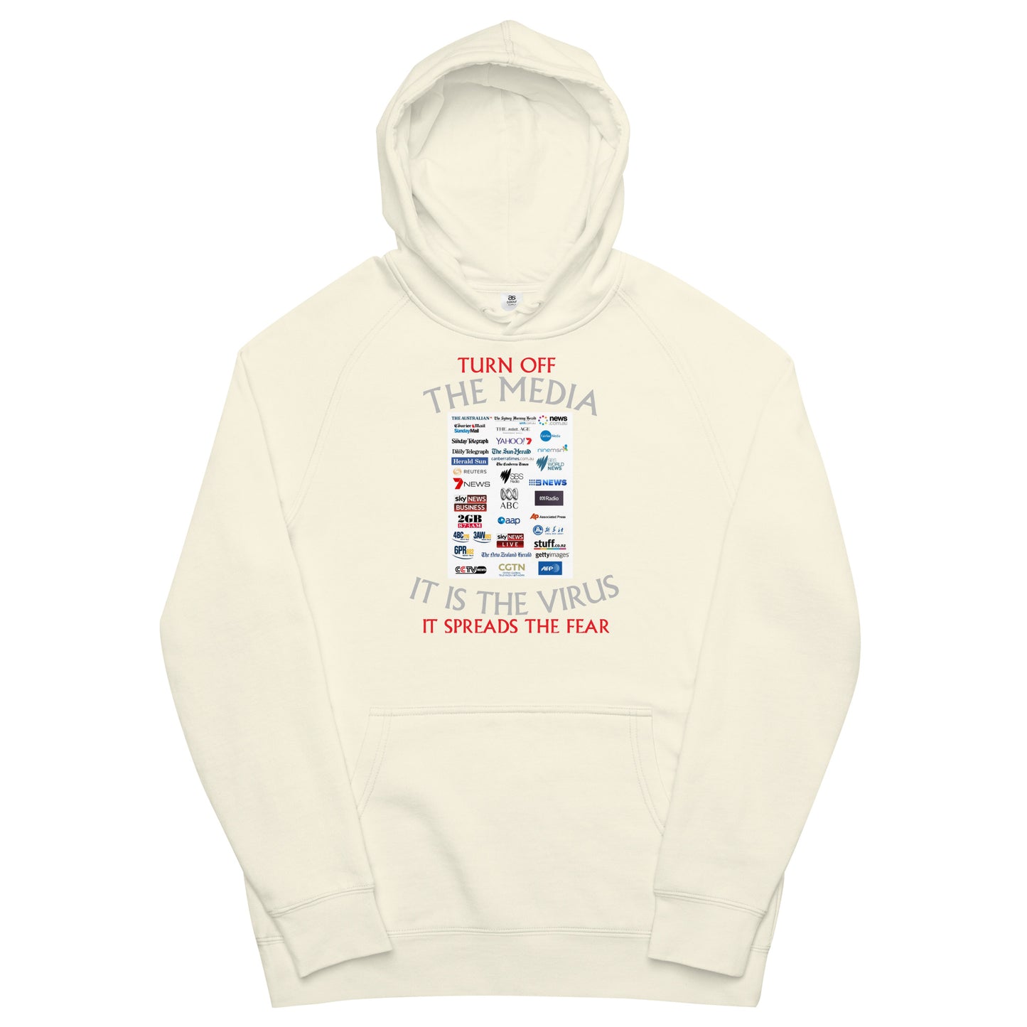 THE VIRUS Unisex kangaroo pocket hoodie