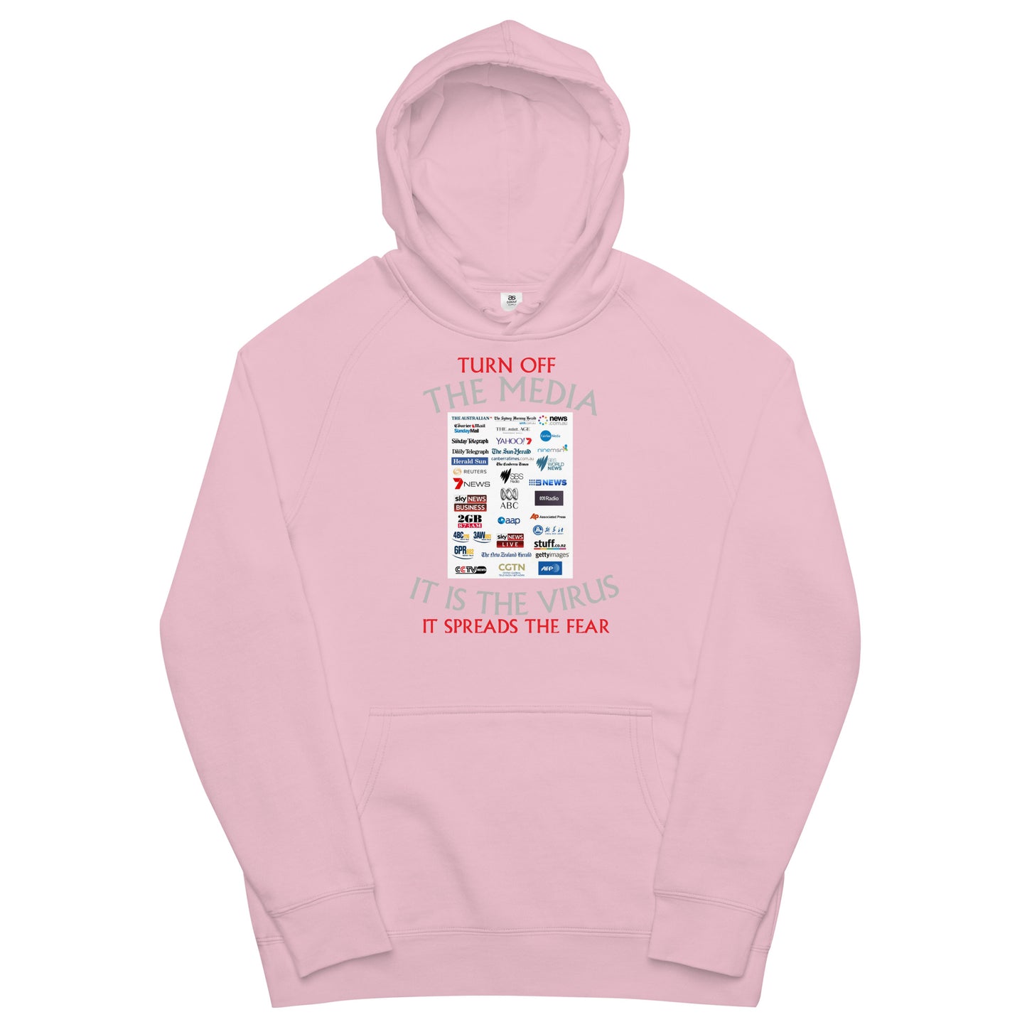 THE VIRUS Unisex kangaroo pocket hoodie