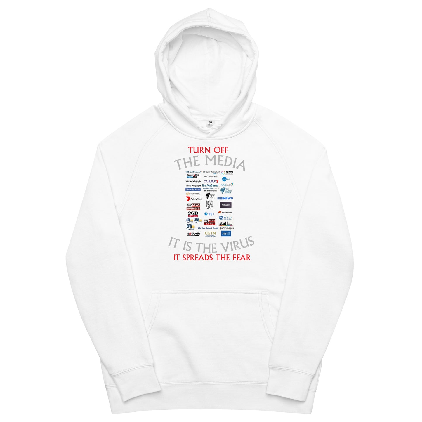 THE VIRUS Unisex kangaroo pocket hoodie