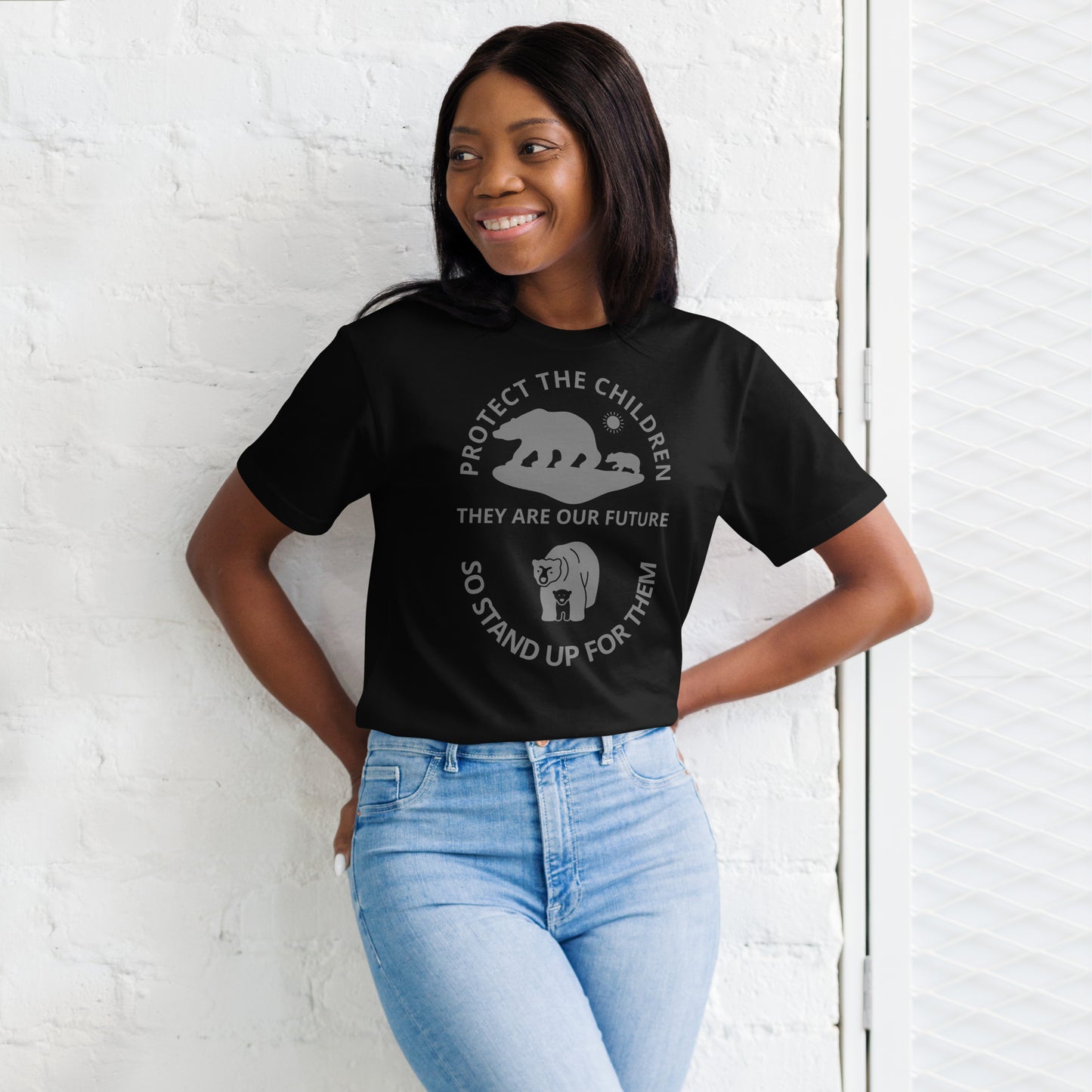 TWD PROTECT THE CHILDREN Unisex organic cotton tee