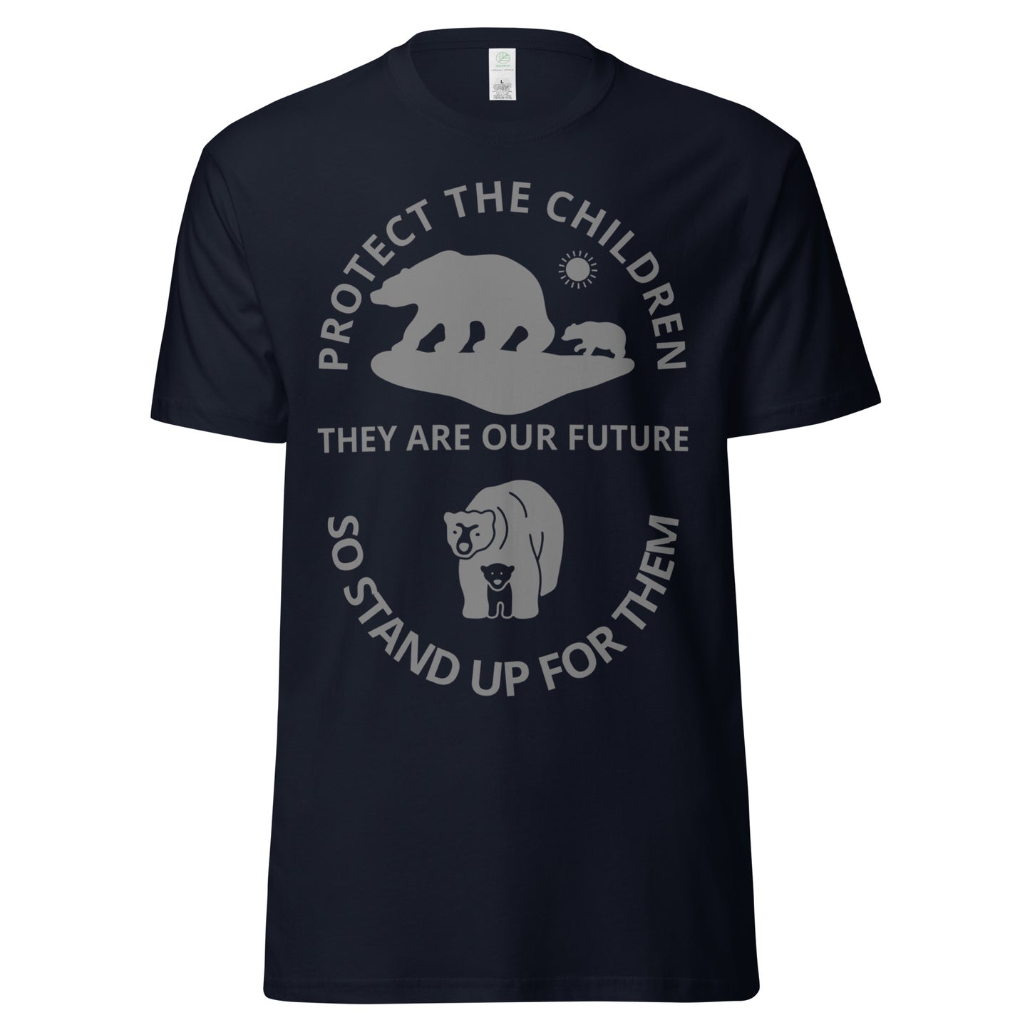 TWD PROTECT THE CHILDREN Unisex organic cotton tee