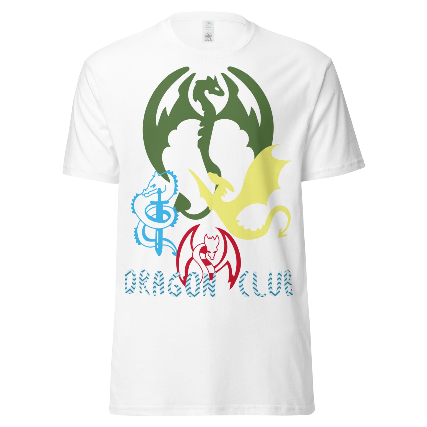 DRAGON CLUB WOF Unisex organic cotton tee