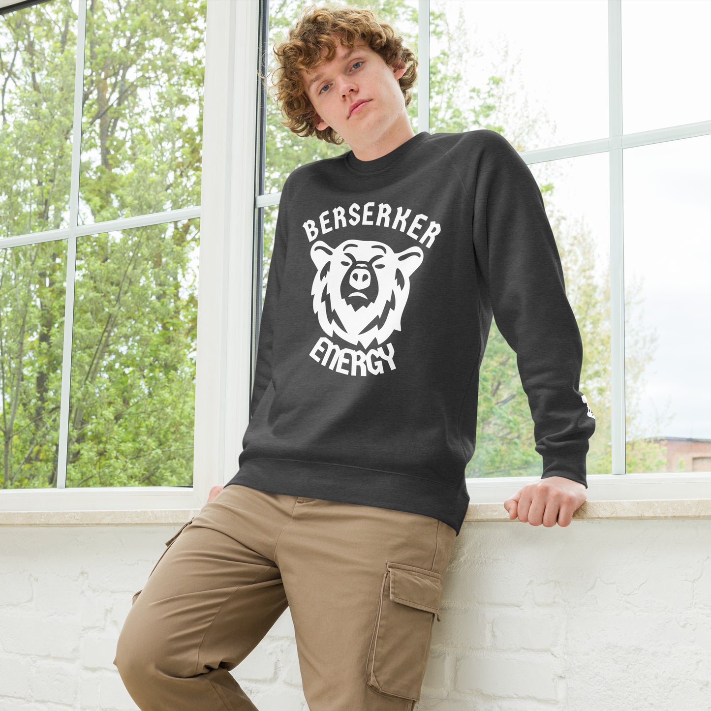 TWD BERSERKER ENERGY Unisex raglan sweatshirt