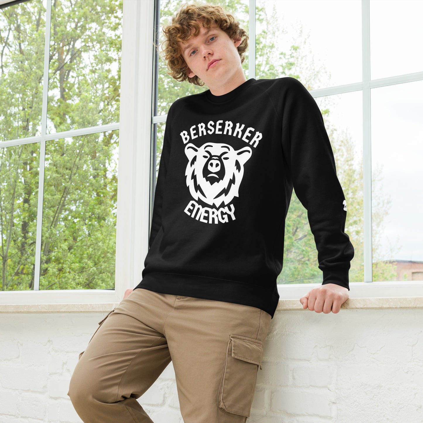 TWD BERSERKER ENERGY Unisex raglan sweatshirt