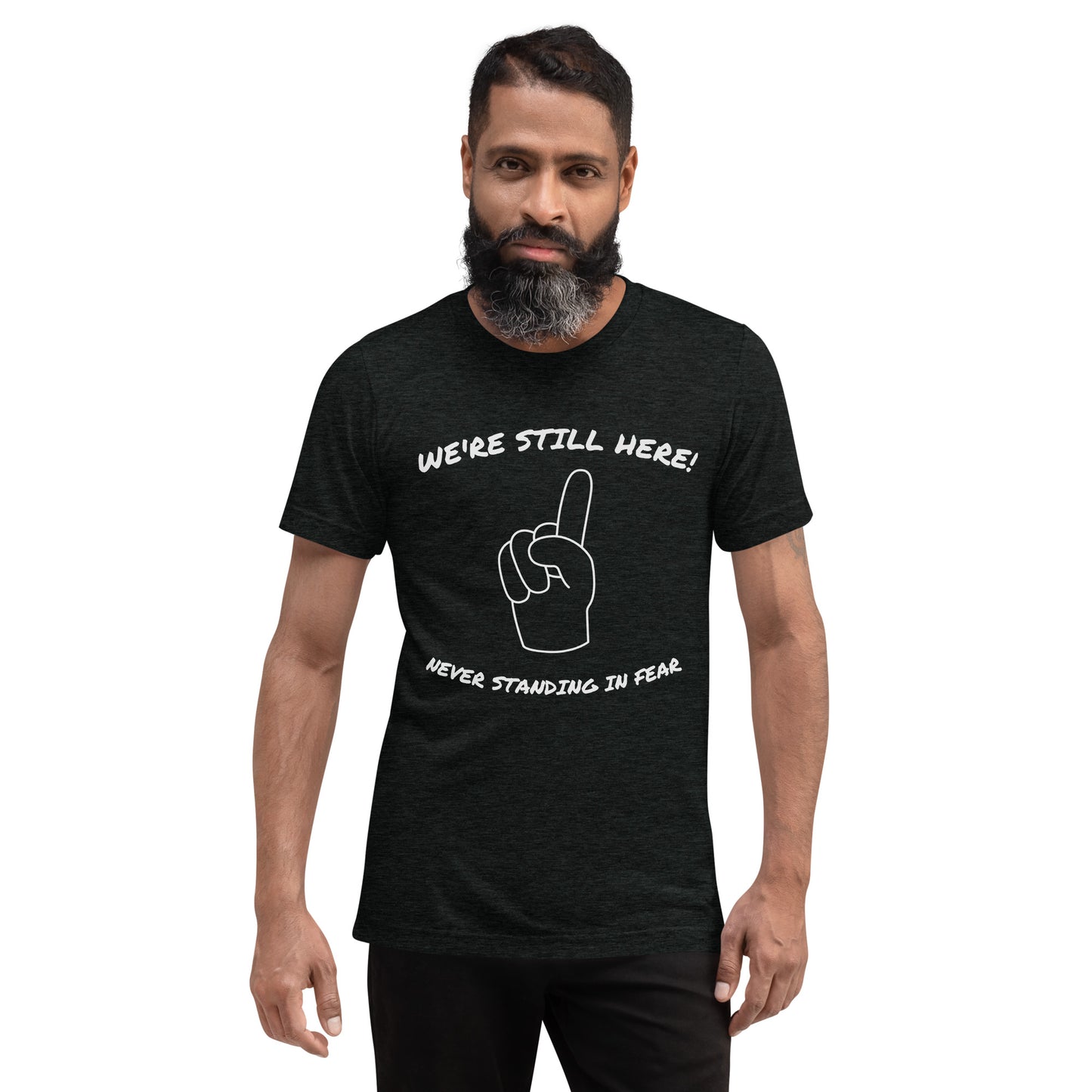 WE'RE STILL HERE Short sleeve t-shirt