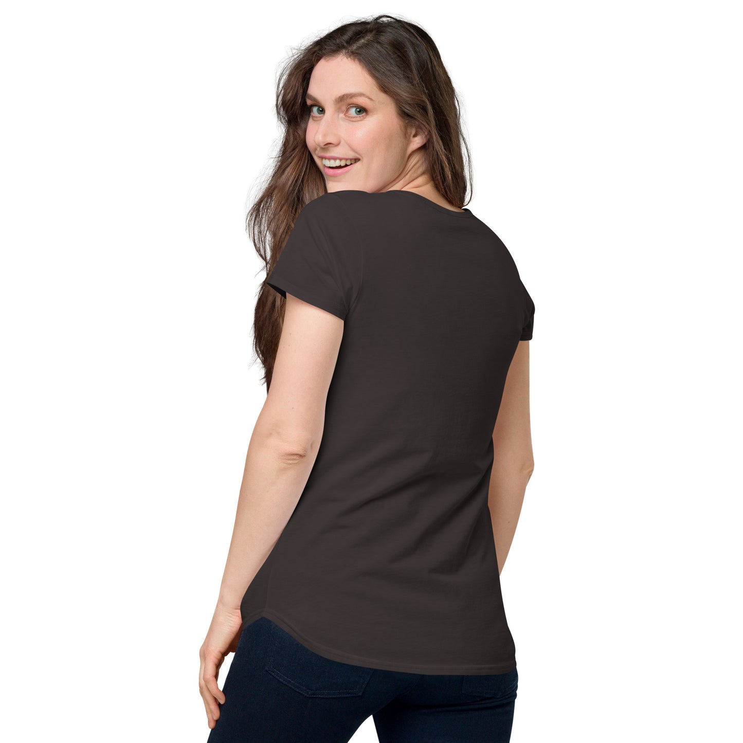 WE'RE STILL HERE Women’s round neck tee