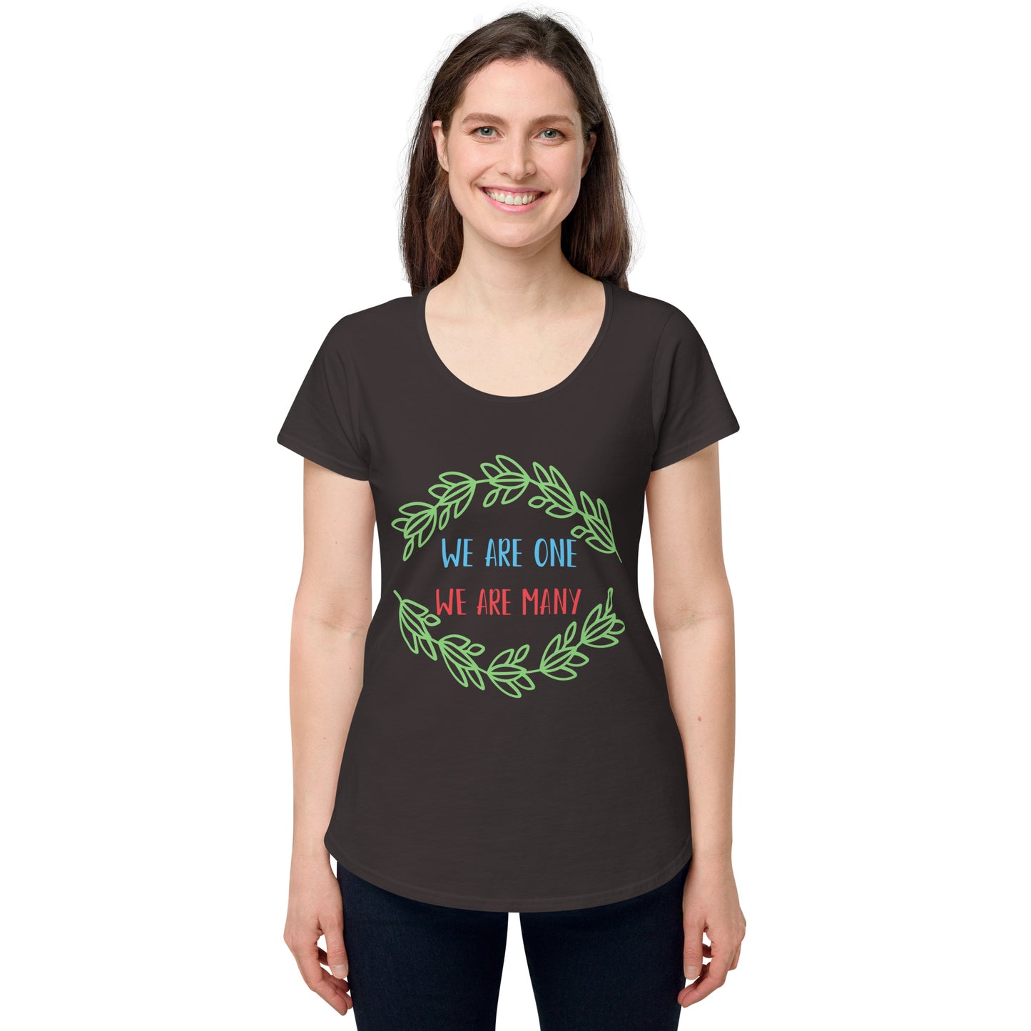 TWD WE ARE ONE Women’s round neck tee