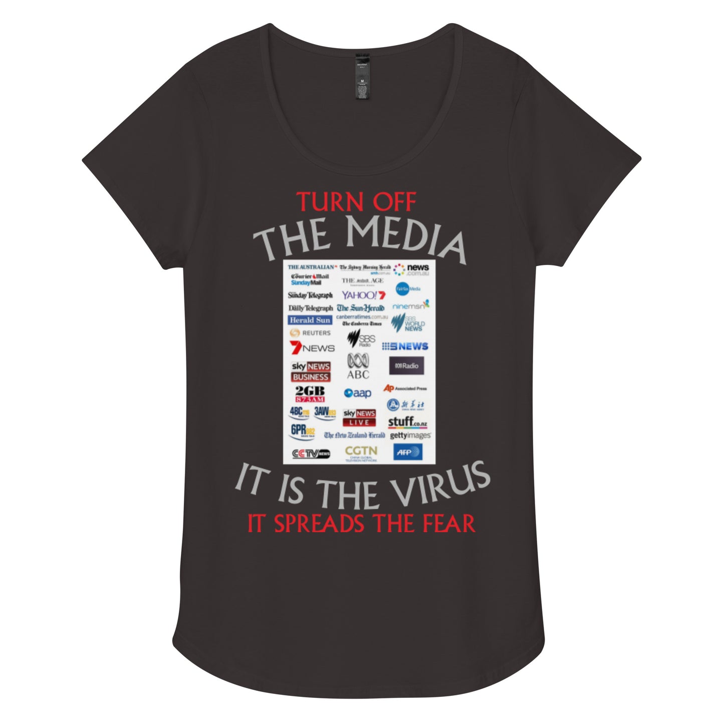 THE VIRUS Women’s round neck tee