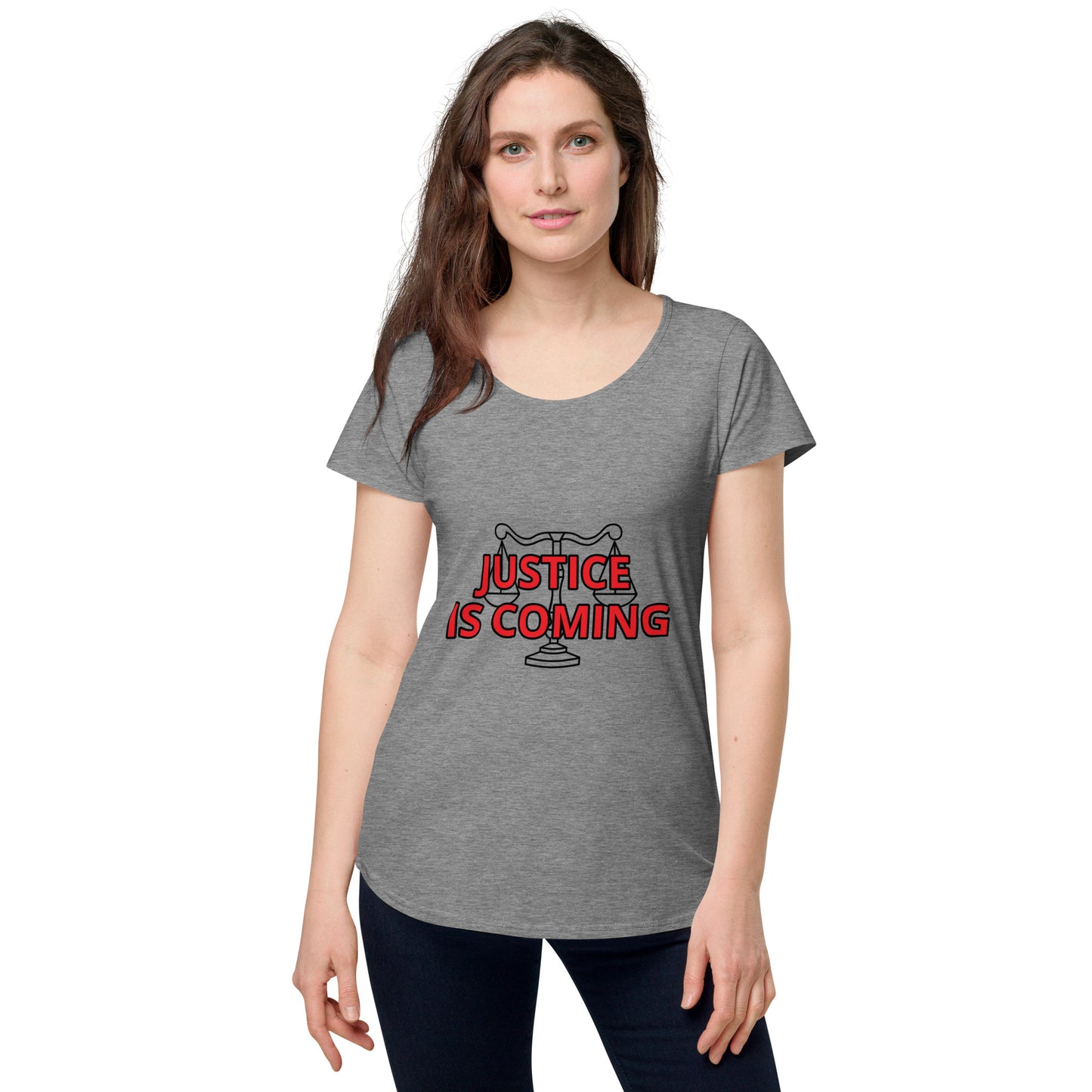 TWD JUSTICE Women’s round neck tee