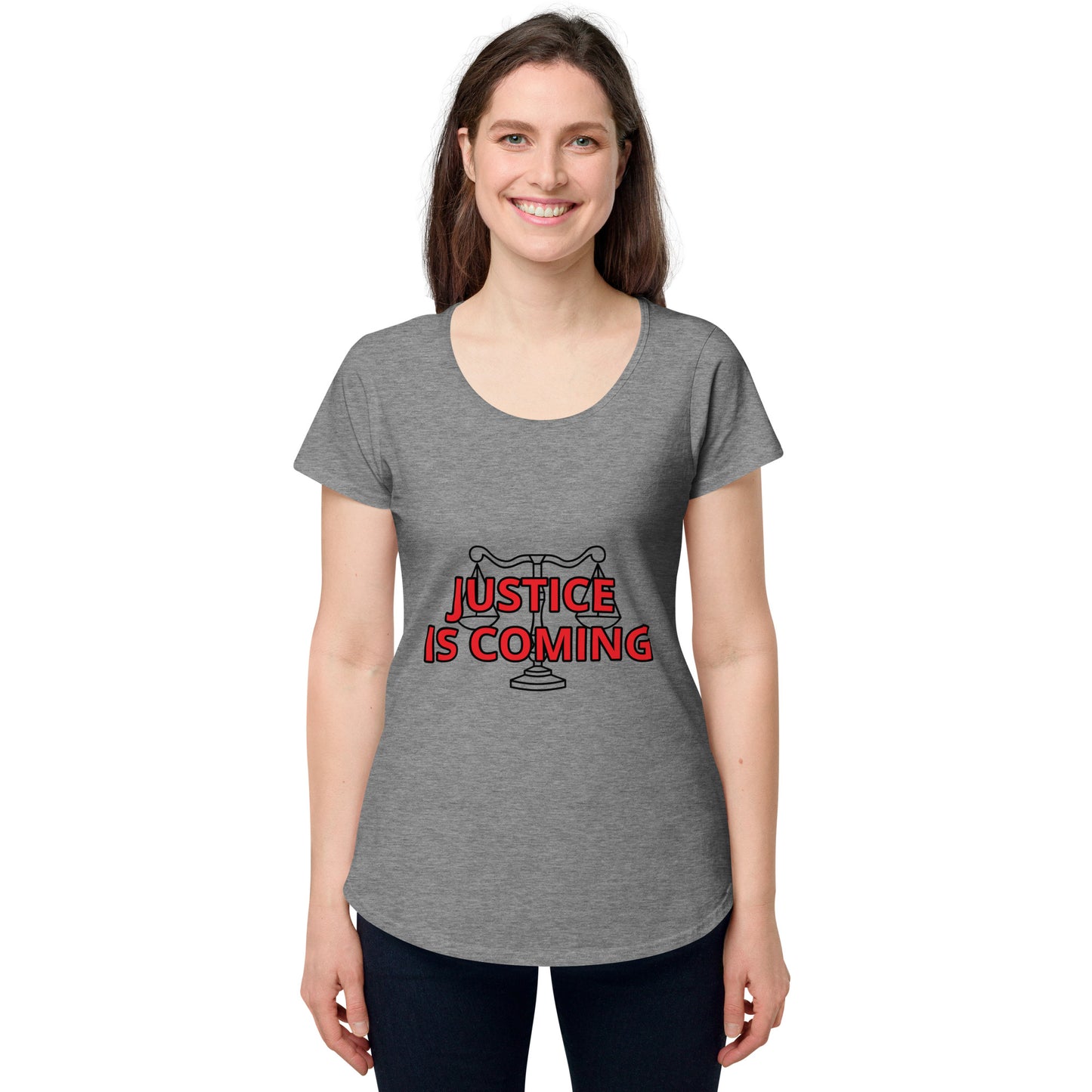 TWD JUSTICE Women’s round neck tee