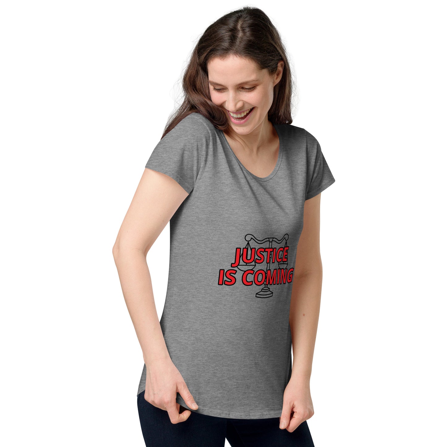 TWD JUSTICE Women’s round neck tee