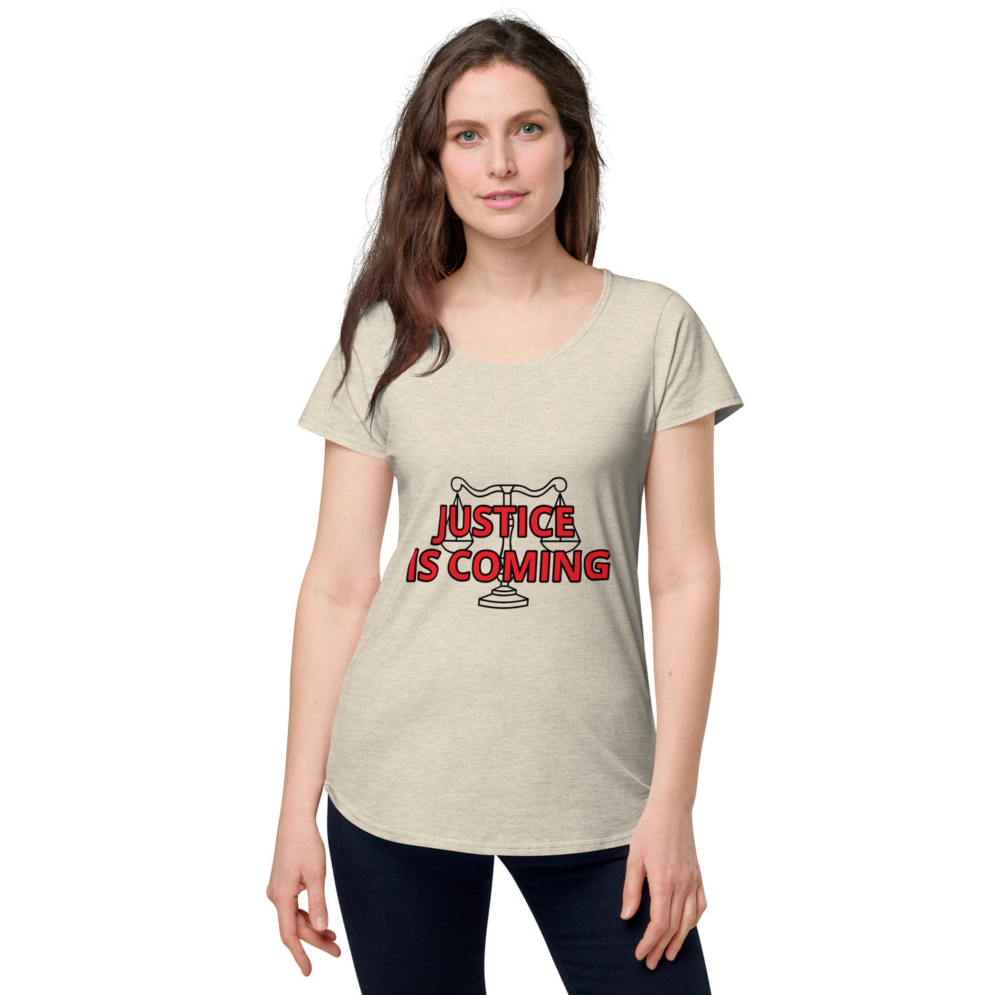 TWD JUSTICE Women’s round neck tee