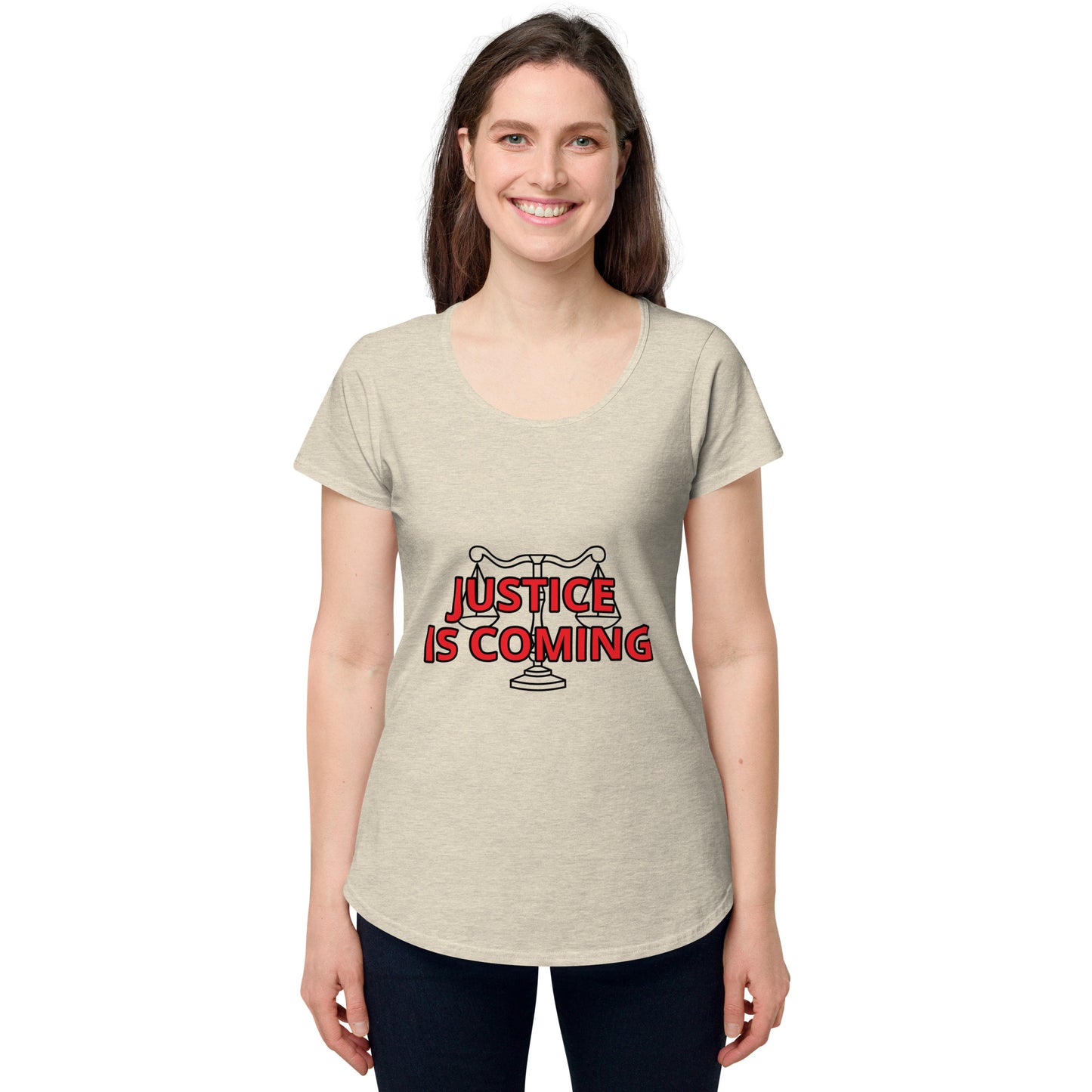TWD JUSTICE Women’s round neck tee