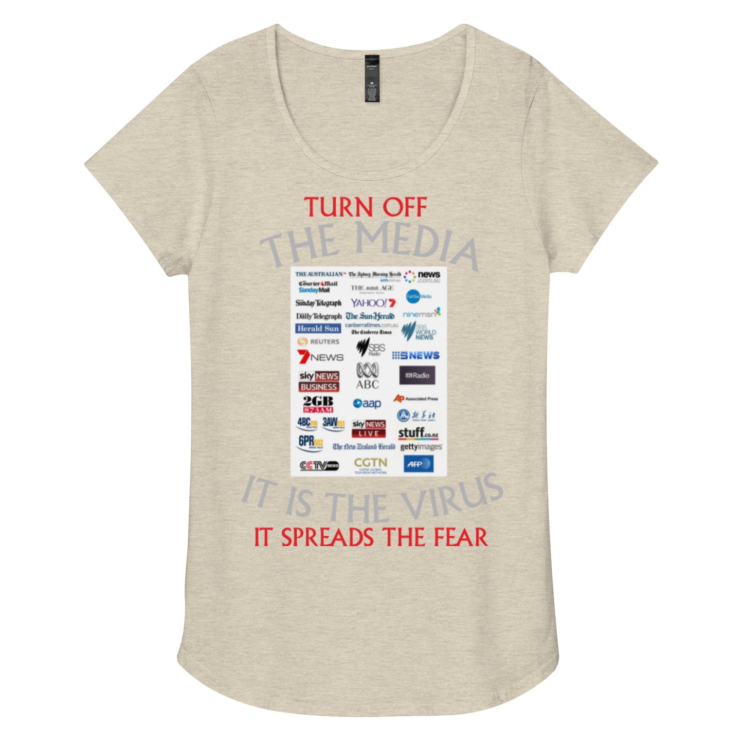 THE VIRUS Women’s round neck tee