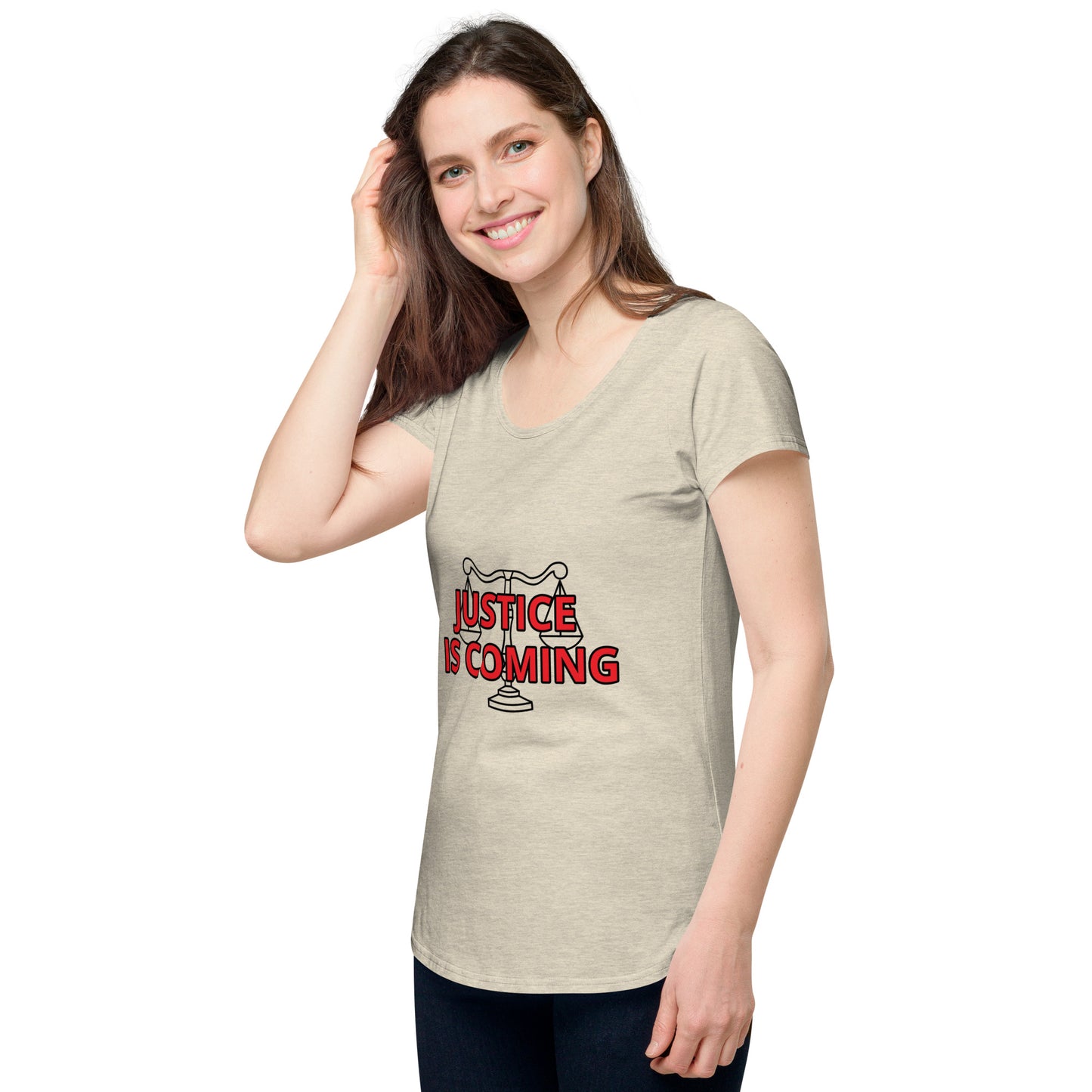 TWD JUSTICE Women’s round neck tee