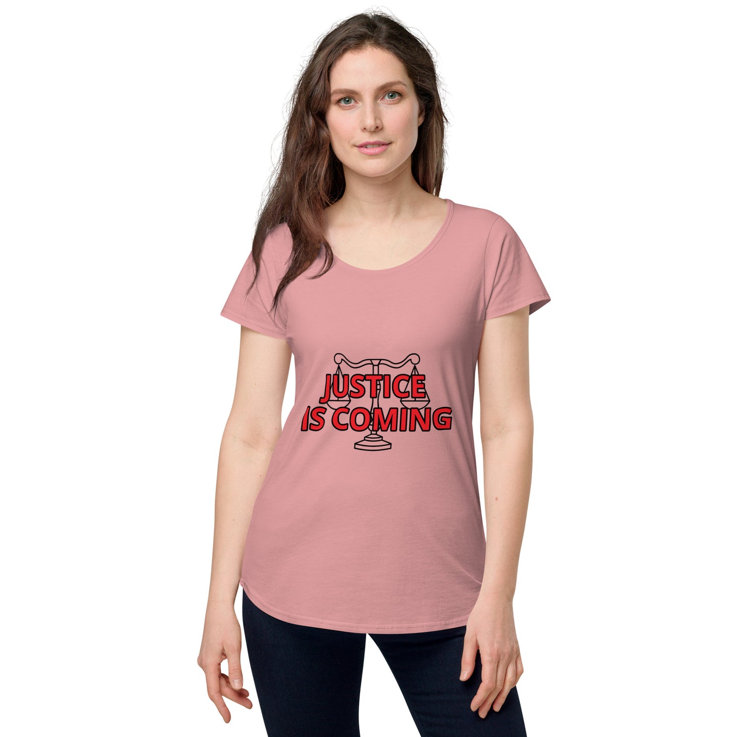 TWD JUSTICE Women’s round neck tee